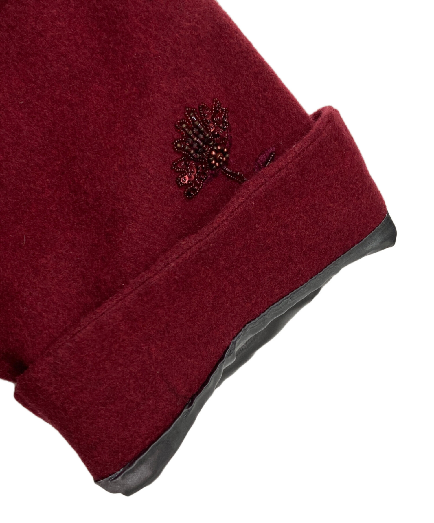 中古・古着通販】伊太利屋 (イタリヤ) ビーズ刺繍フォックスファー