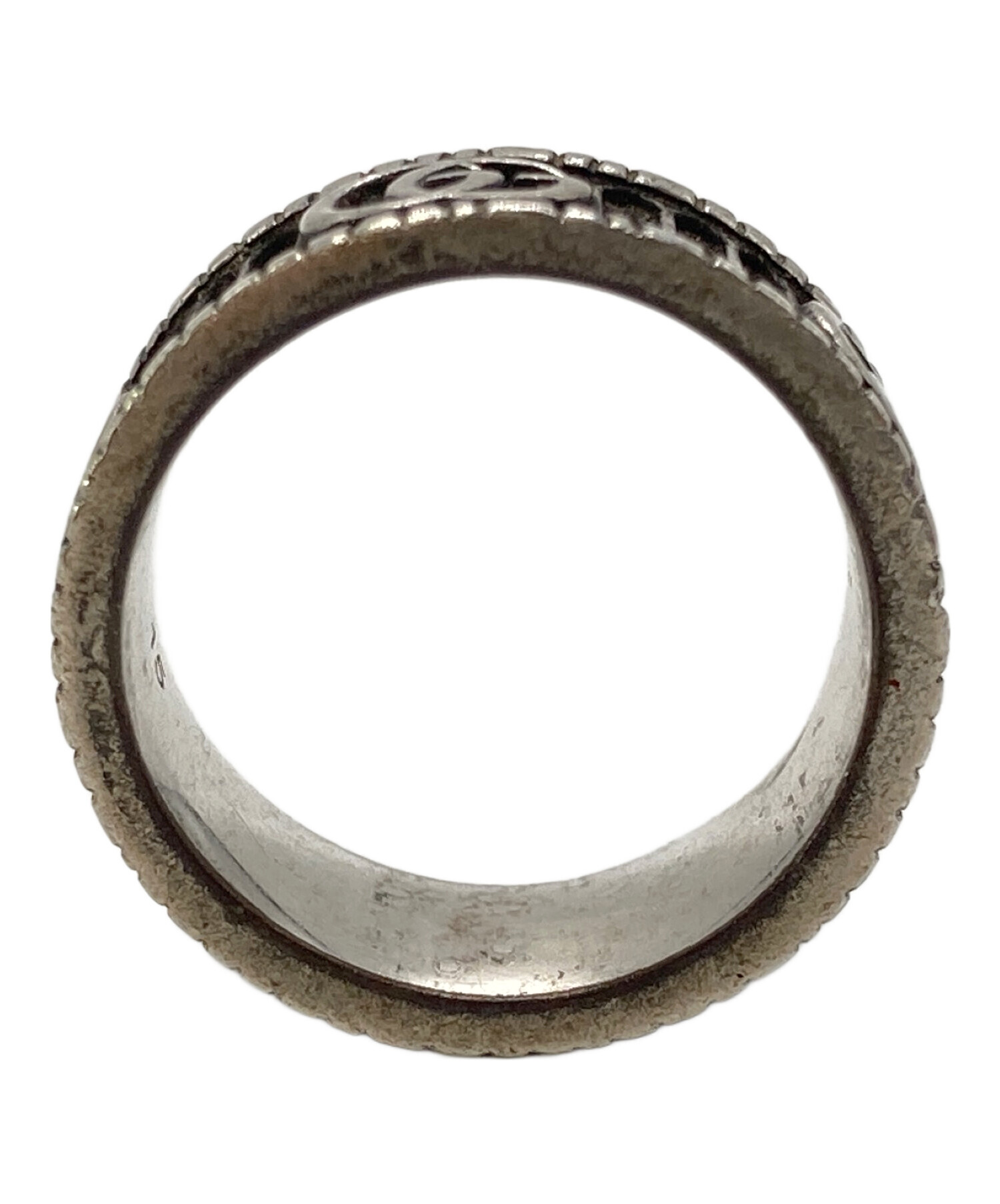 中古・古着通販】GUCCI (グッチ) ダブルGシルバーリング シルバー