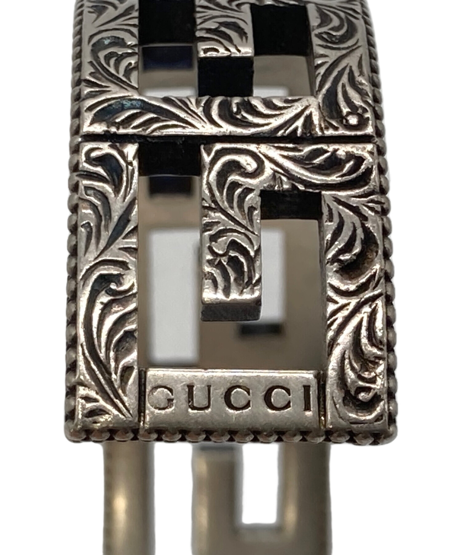中古・古着通販】GUCCI (グッチ) スクエアGアラベスクバングル