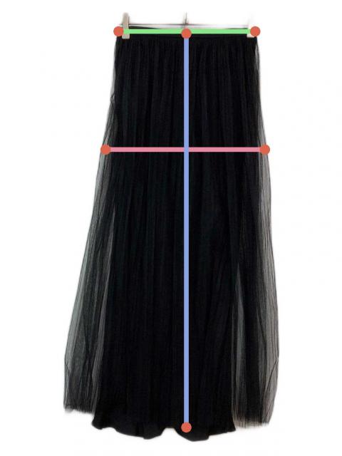 新品タグ付き　97,900円 　マルジェラ　チュールプリーツマキシスカート 中古・古着通販】Maison Margiela (メゾンマルジェラ) チュール