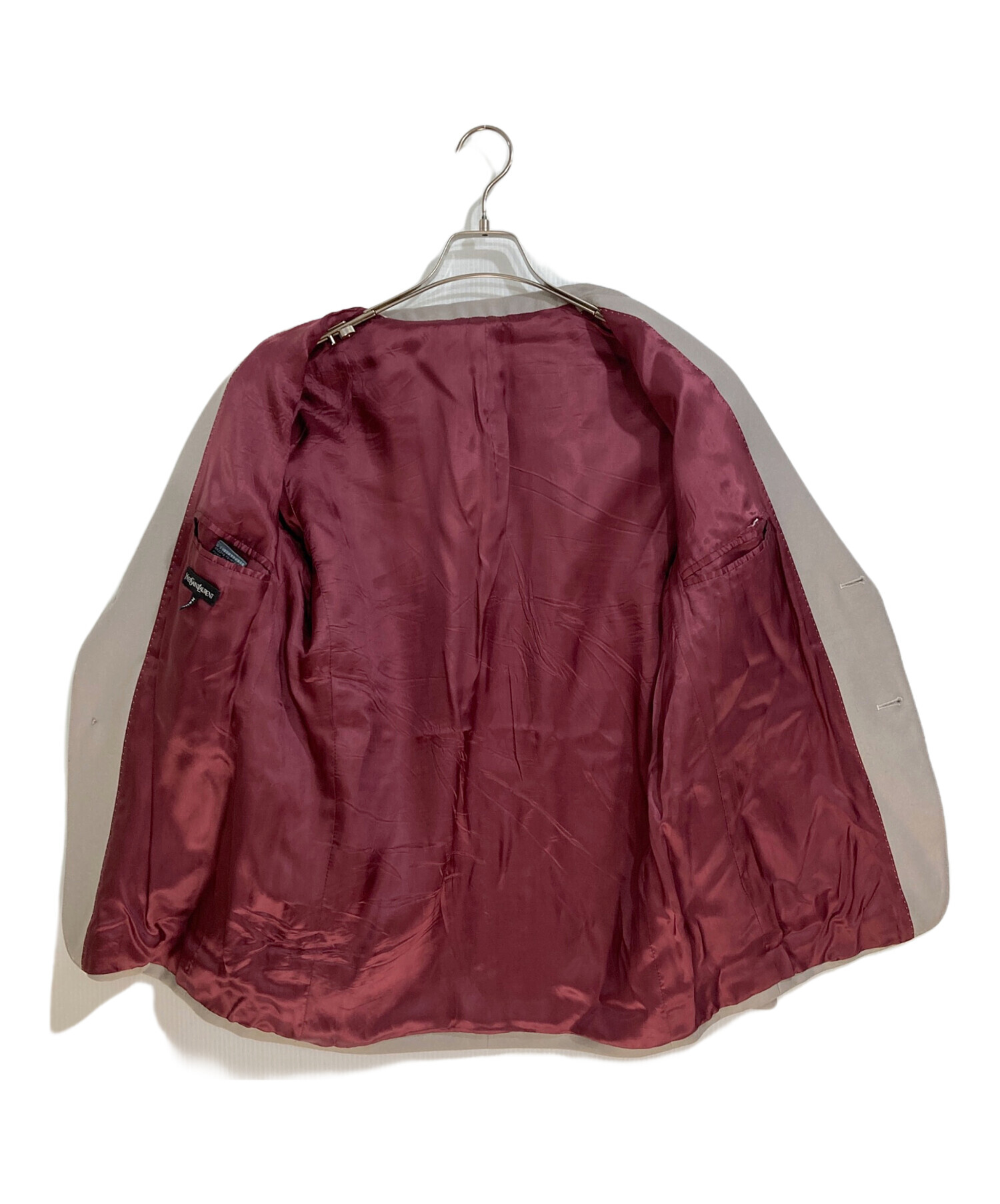 中古・古着通販】Yves Saint Laurent (イヴサンローラン) 金釦2Bウール