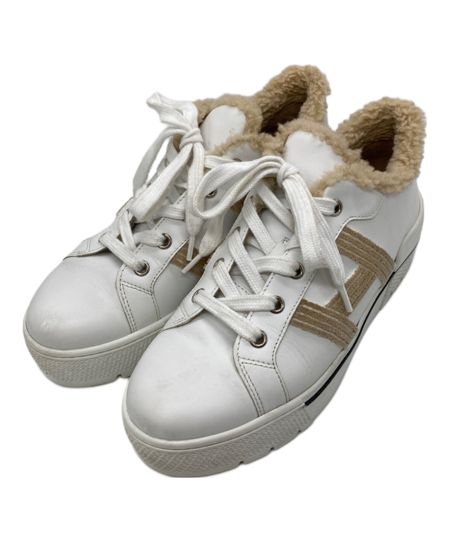 中古・古着通販】HERMES (エルメス) シアリング厚底スニーカー