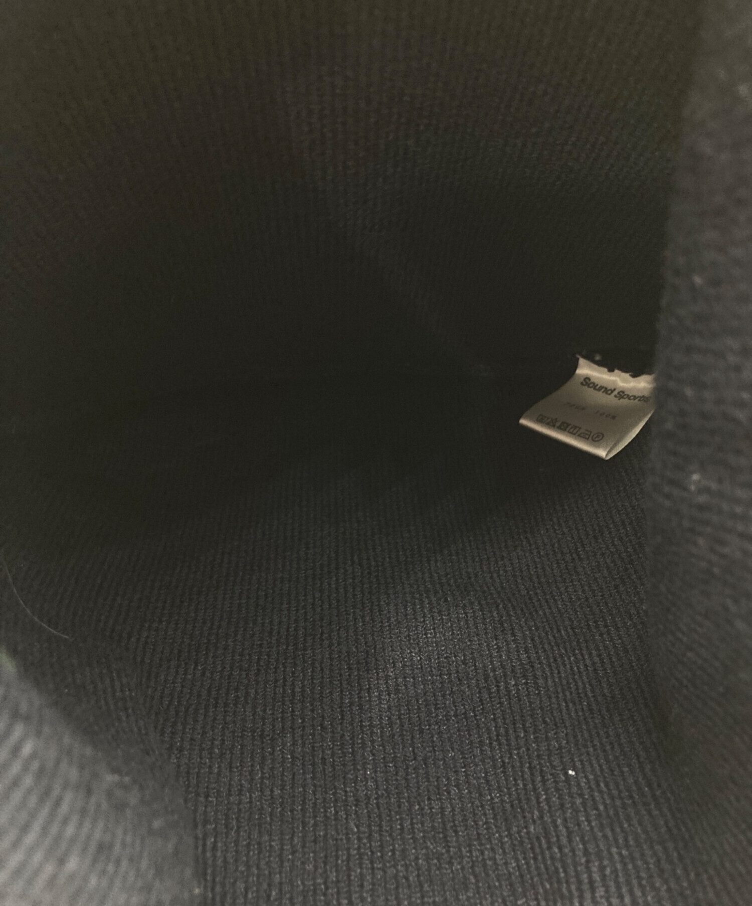 中古・古着通販】sound sports (サウンドスポーツ) ニット帽 ブラック