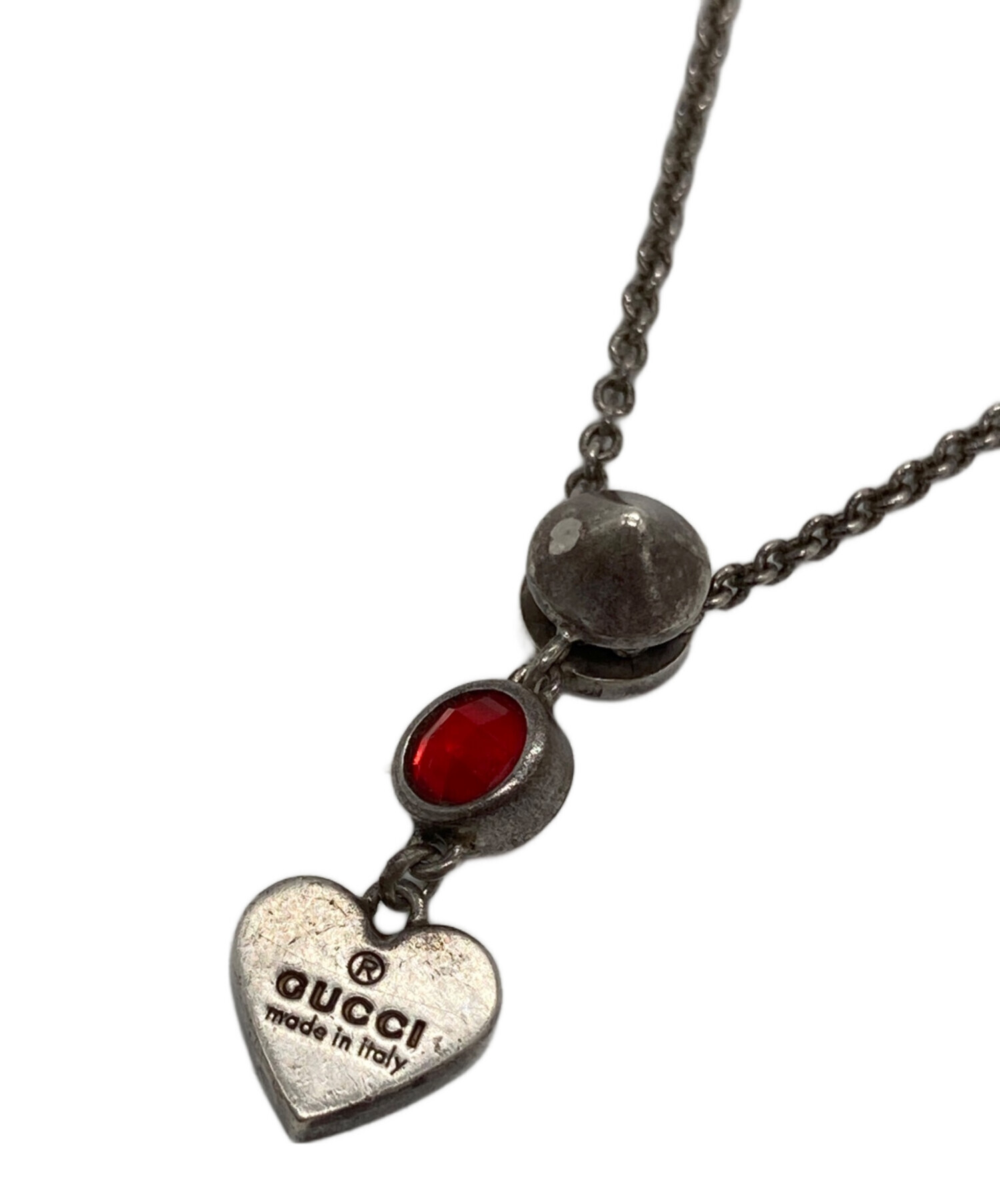 中古・古着通販】GUCCI (グッチ) ハートネックレス｜ブランド・古着 