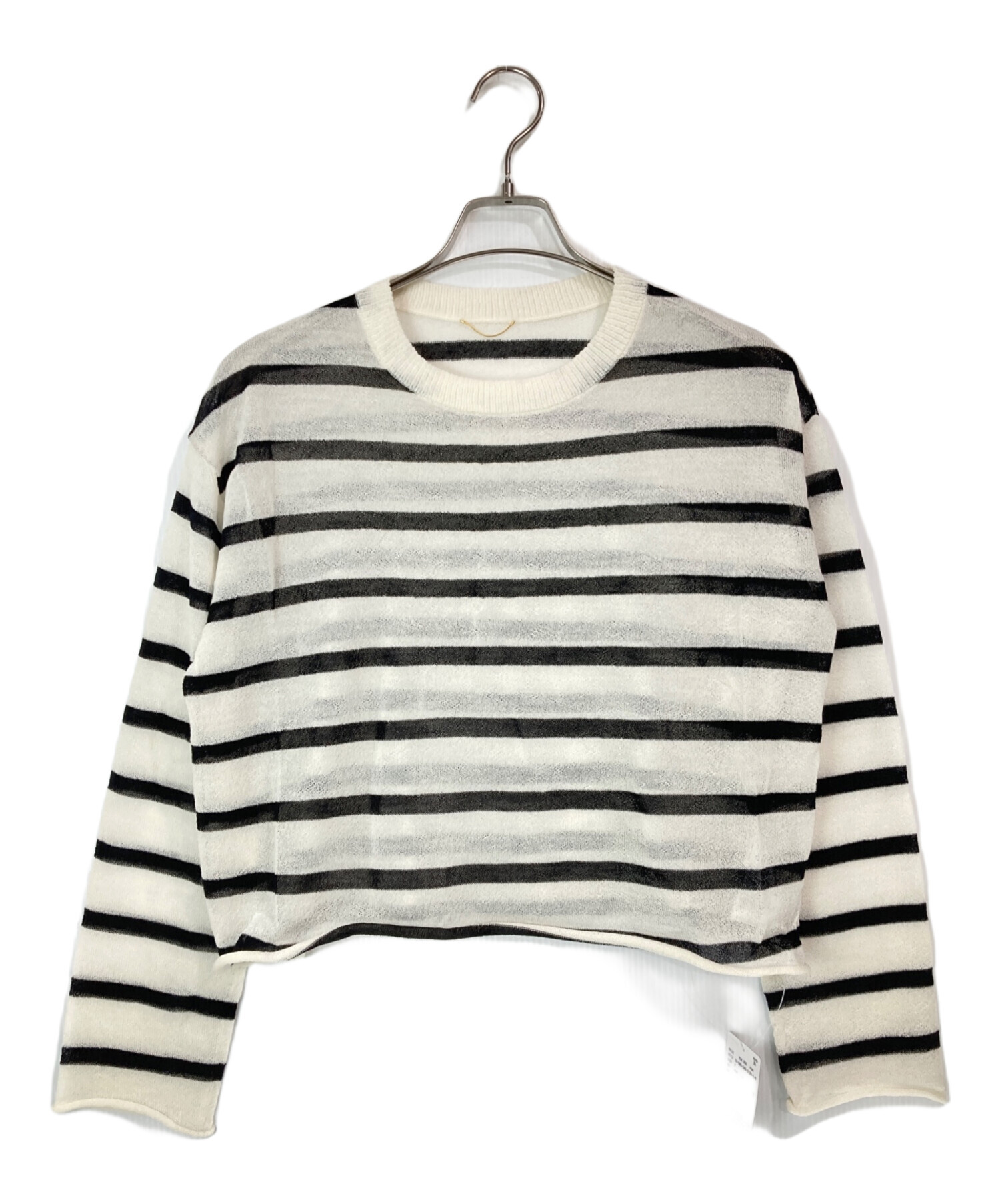 中古・古着通販】L'appartement (アパルトモン) Border Sheer Knit