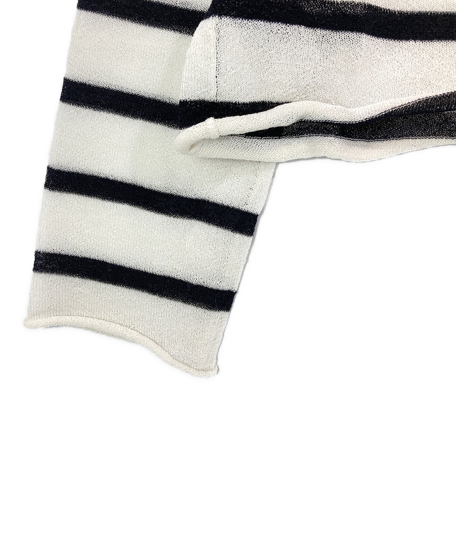 中古・古着通販】L'appartement (アパルトモン) Border Sheer Knit