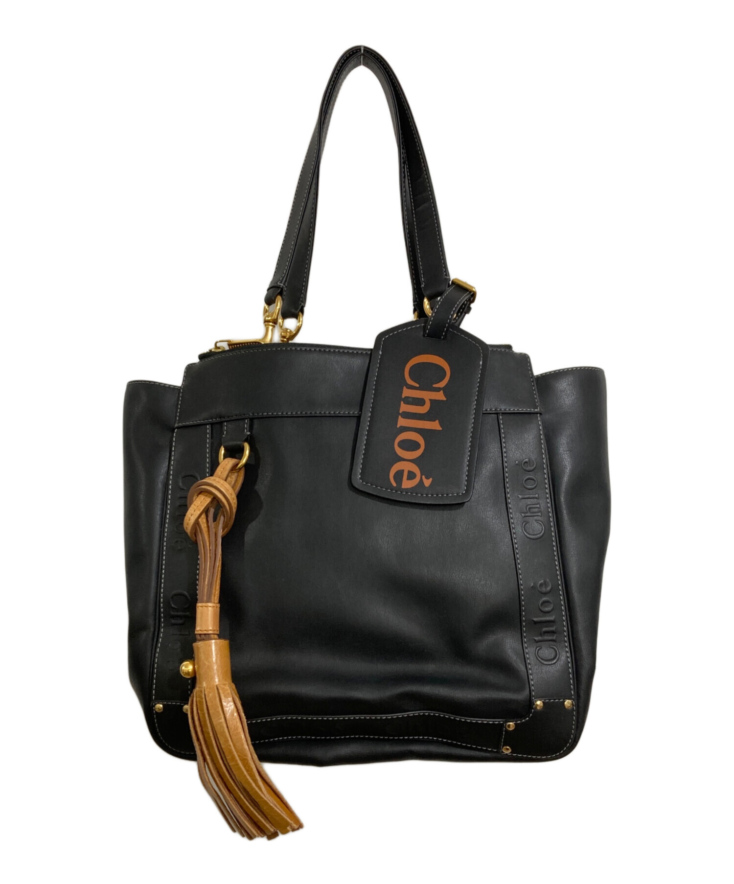 中古・古着通販】Chloe (クロエ) エデントートバッグ ブラック 