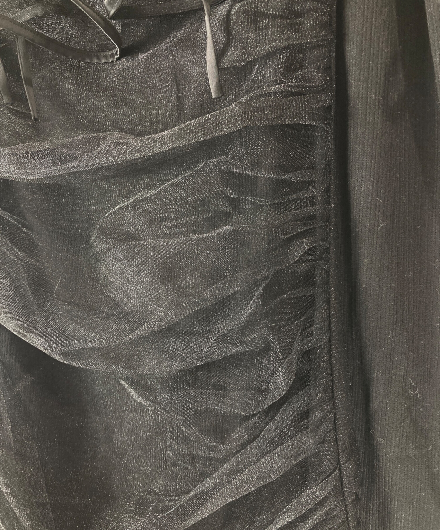 中古・古着通販】M me eme (エムミーエメ) Tulle drape mini onepiece