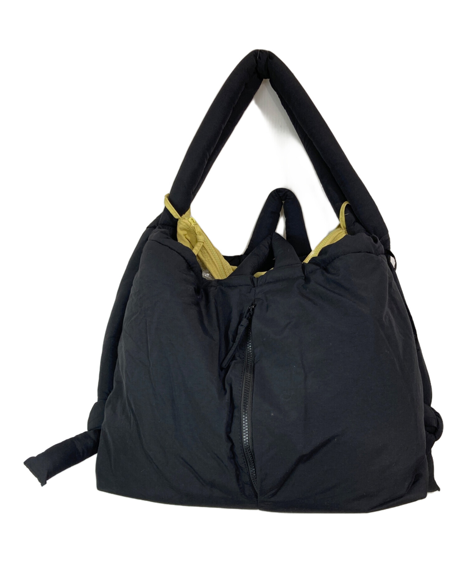 中古・古着通販】olend (オレンド) Ona Soft Bag ブラック×イエロー 