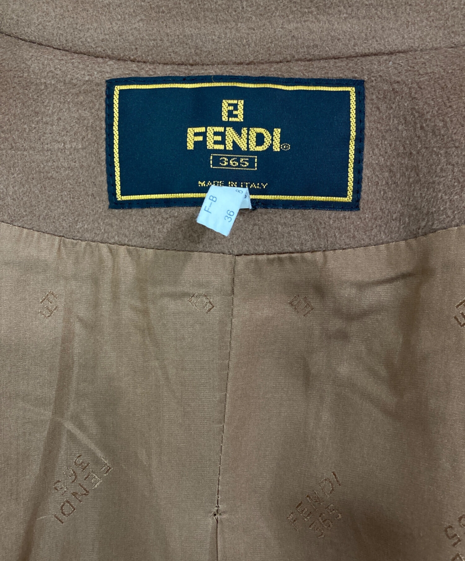 中古・古着通販】FENDI 365 (フェンディ) ウールステンカラーコート