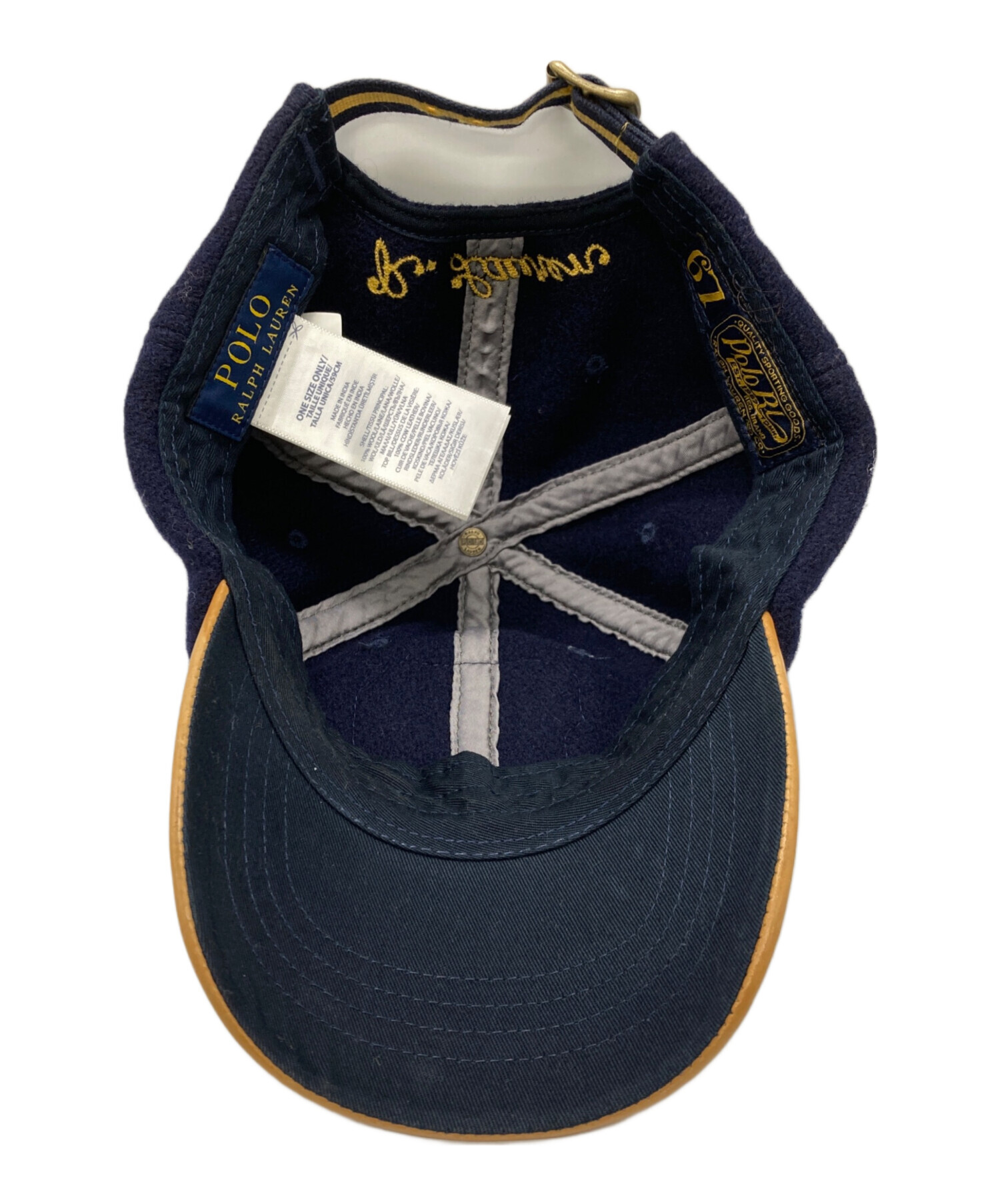 Polo Ralph Lauren ウールレザーキャップ POLO RALPH LAUREN（ポロ