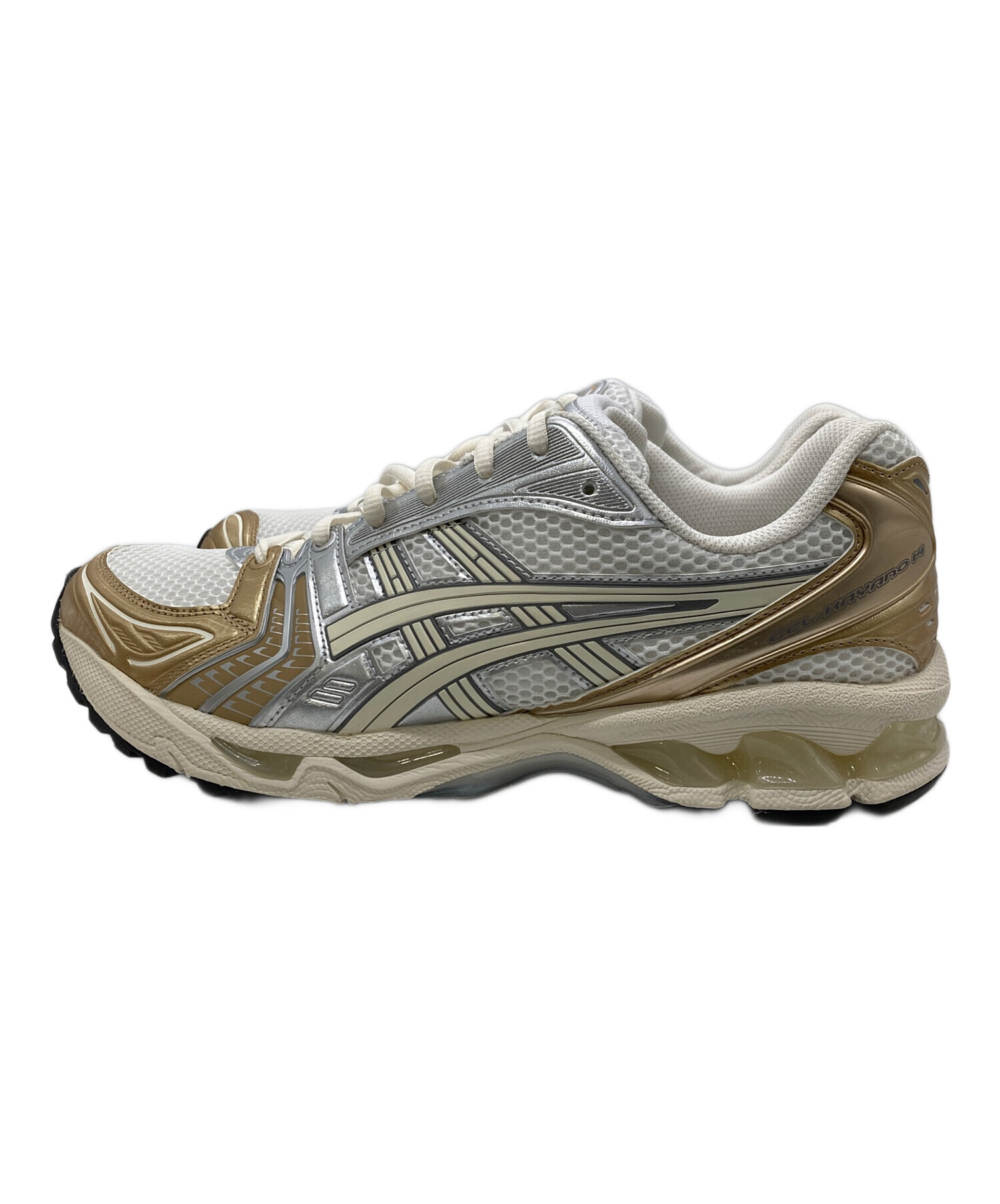 中古・古着通販】asics (アシックス) ゲルカヤノ14 ホワイト×ベージュ