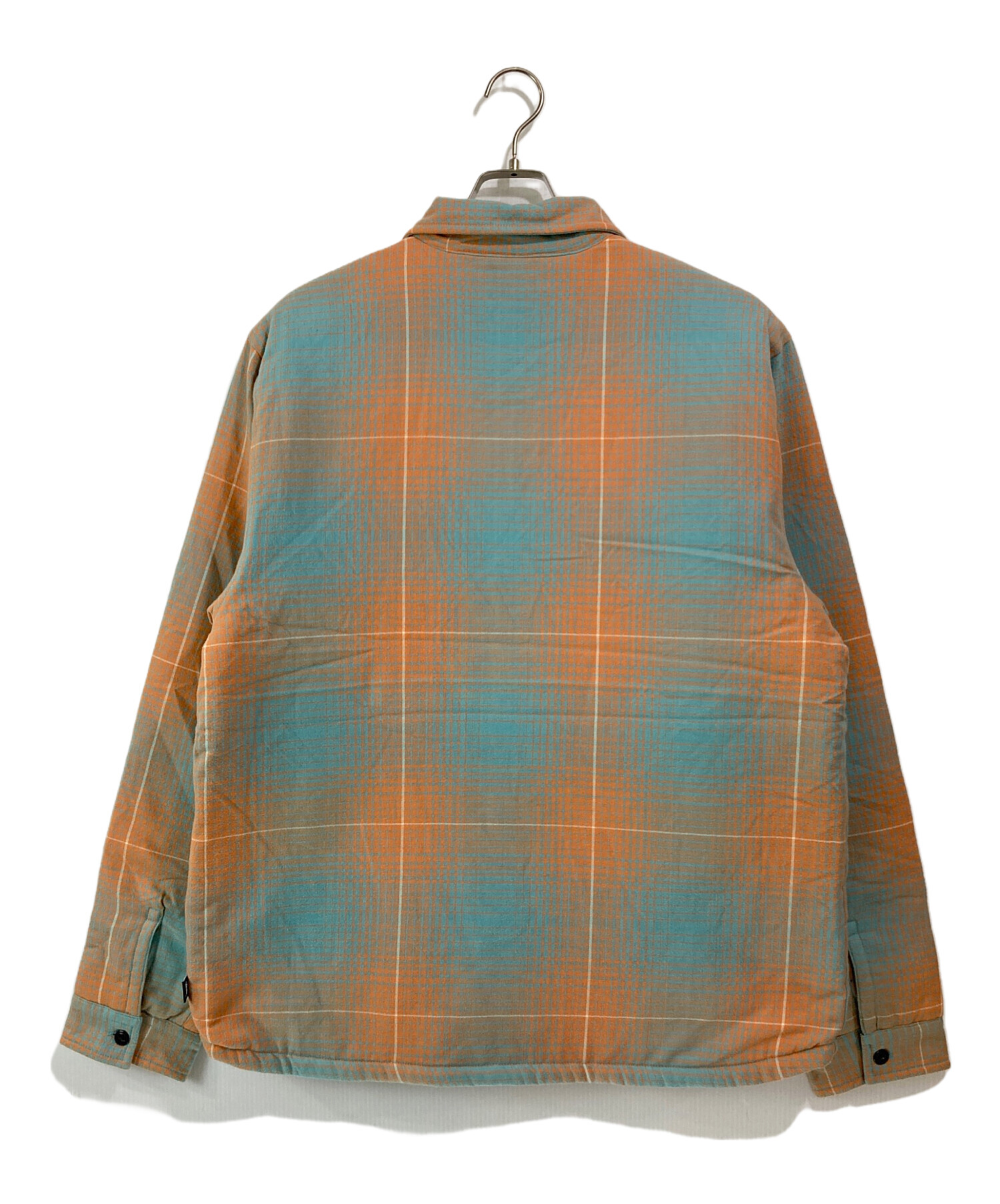あ*つ様 STUSSY オンブレ チェック ジップアップジャケット トレーナー