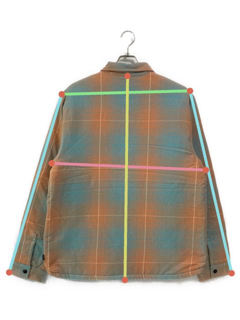 Stussy チェック柄 ジップアップジャケット L 中古・古着通販】stussy (ステューシー) Zip Up Plaid Shirt Jacket