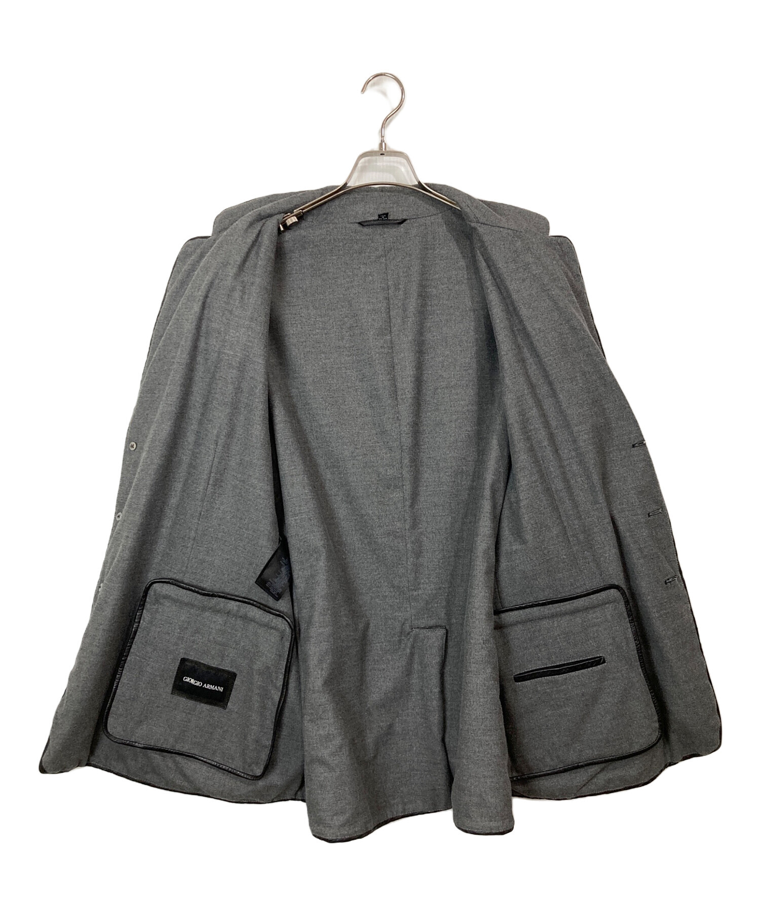 中古・古着通販】GIORGIO ARMANI (ジョルジョアルマーニ) ラムレザー 