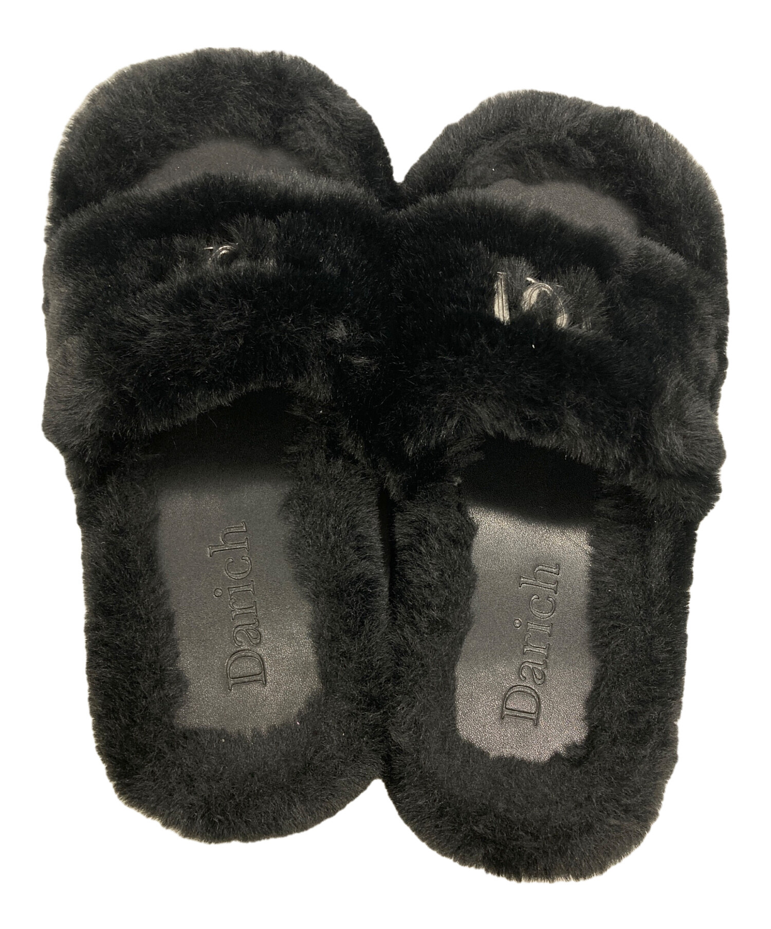 （ラスト1点）darich プラットフォームファーサンダル Mサイズ 中古・古着通販】Darich (ダーリッチ) プラットフォームファーサンダル