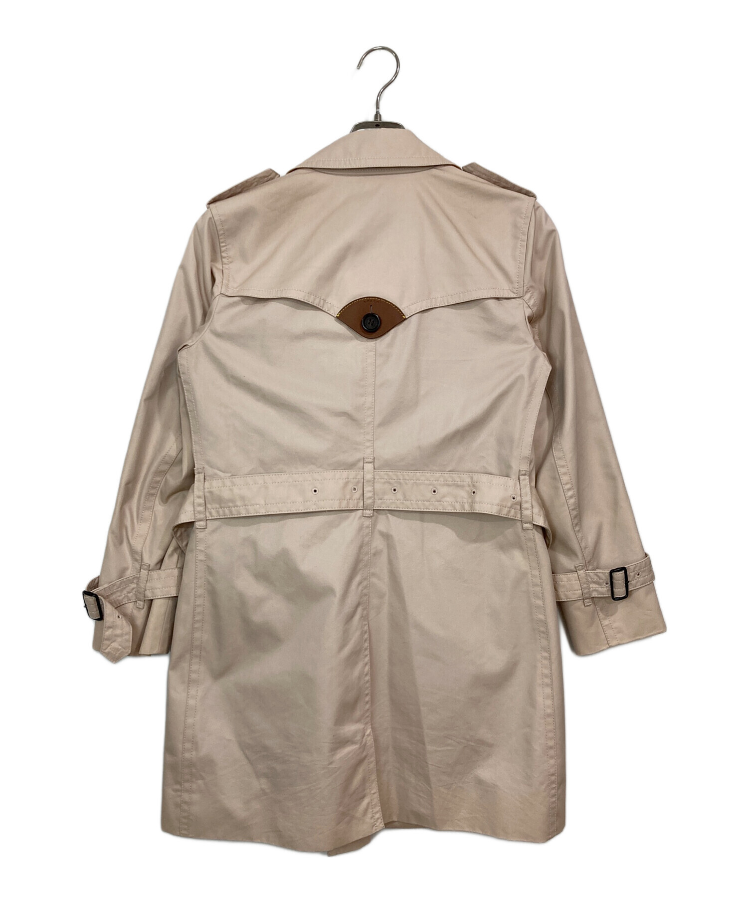 中古・古着通販】COACH (コーチ) トレンチコート ピンク サイズ:S