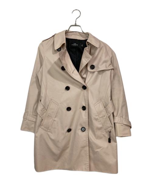 中古・古着通販】COACH (コーチ) トレンチコート ピンク サイズ:S