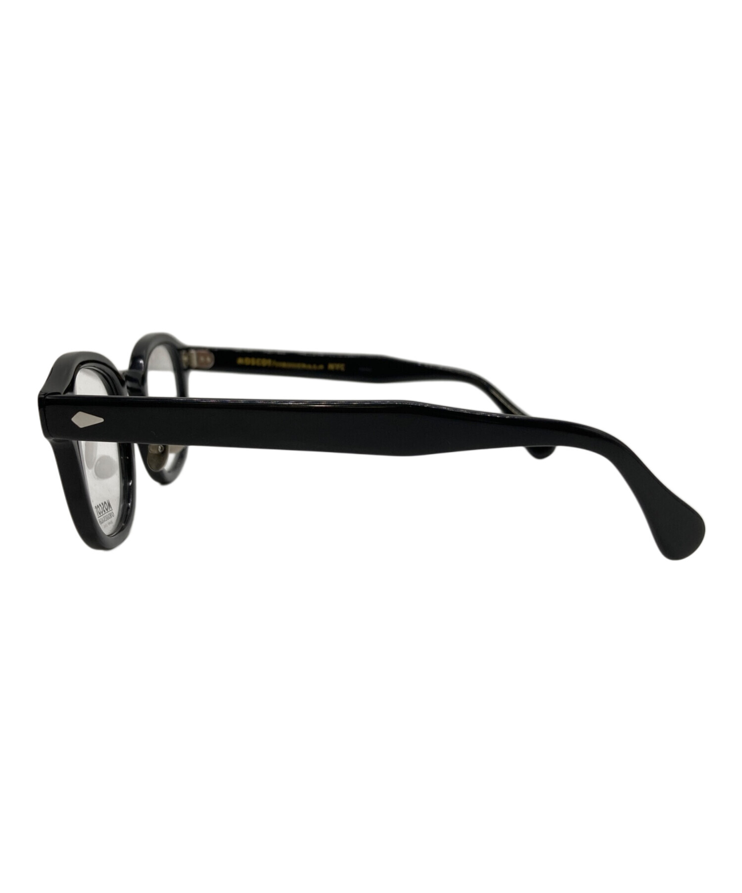 中古・古着通販】MOSCOT (モスコット) 伊達眼鏡 ブラック サイズ:SIZE