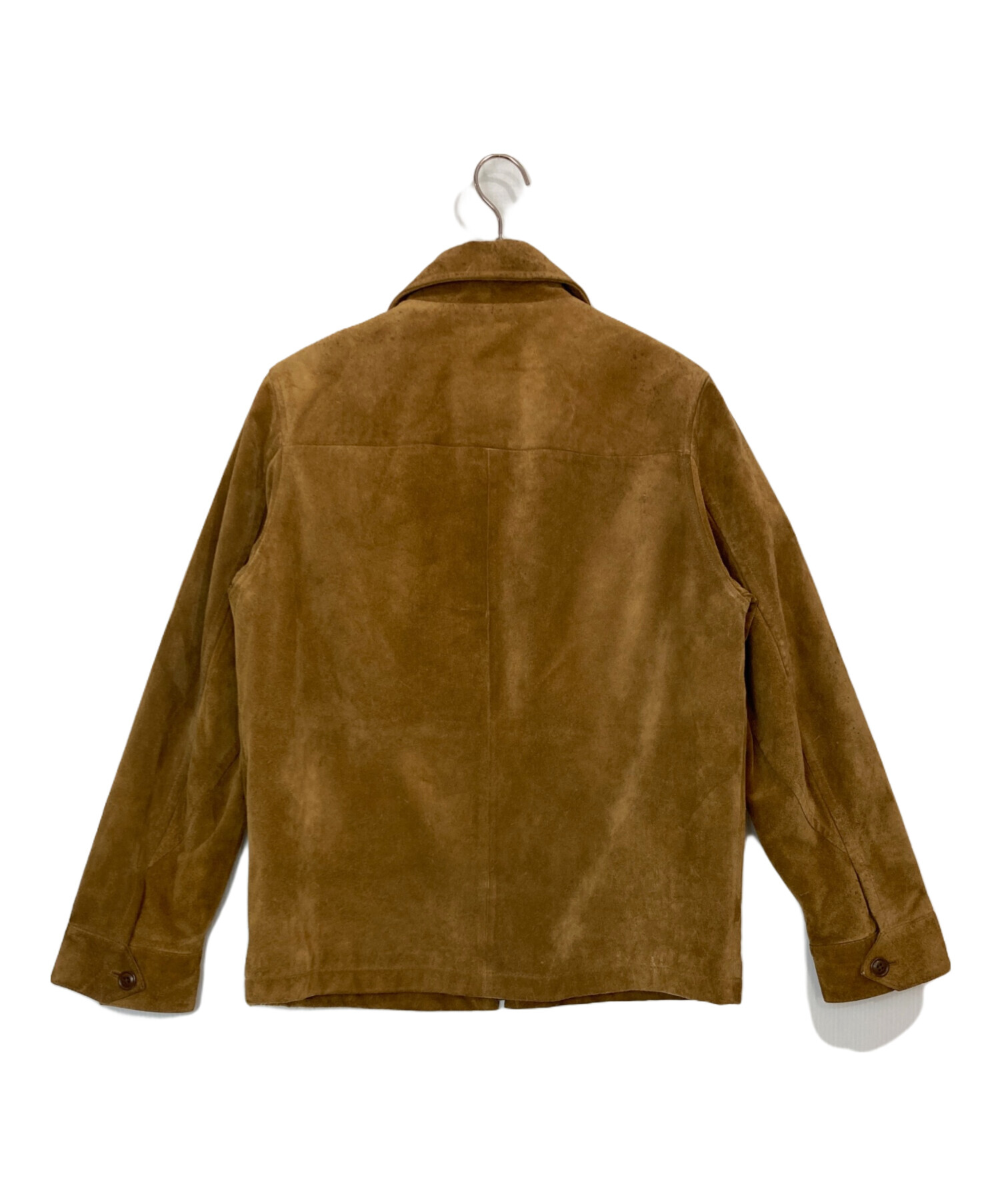 中古・古着通販】GAP (ギャップ) スウェードレザージャケット ブラウン