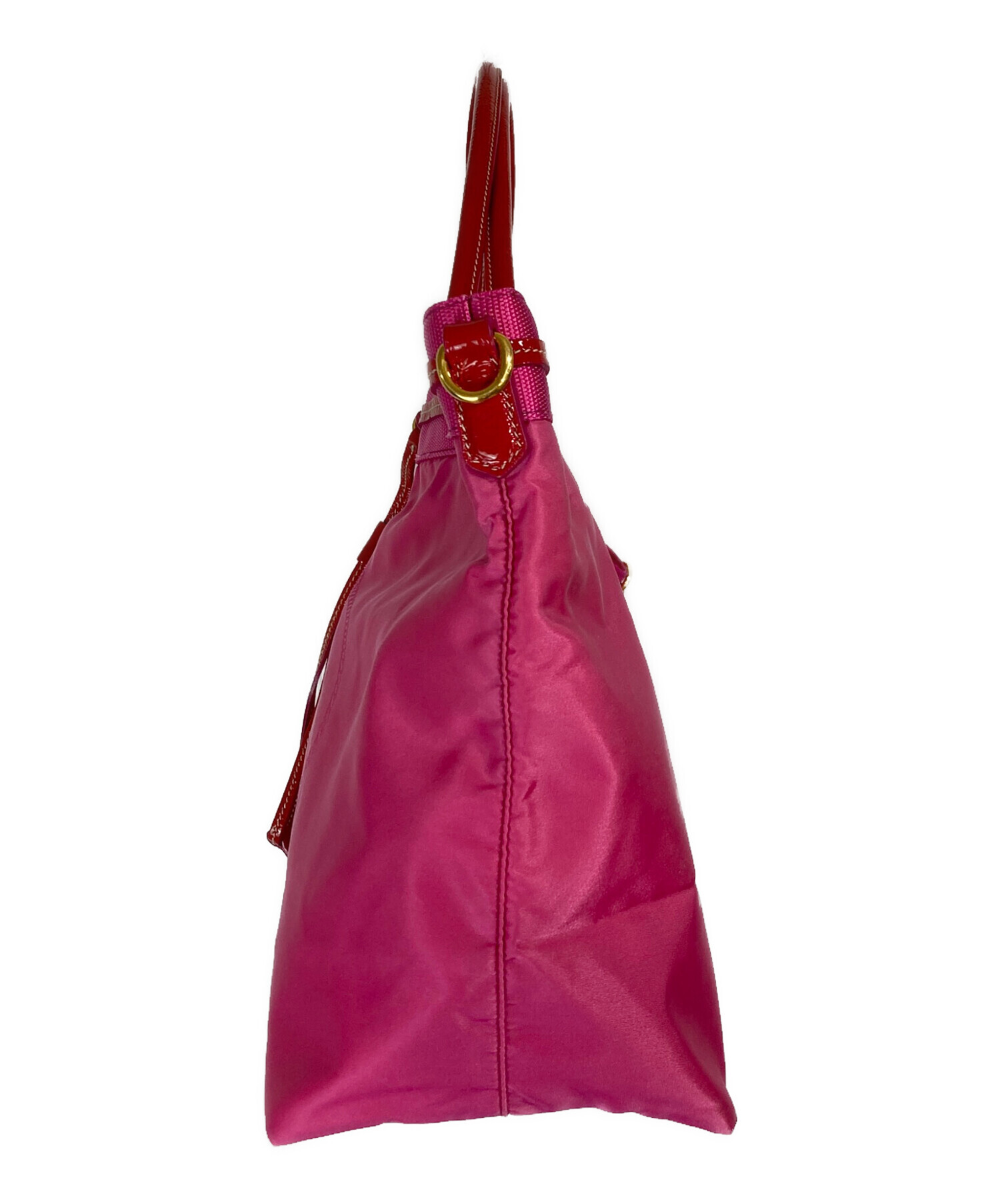 中古・古着通販】PRADA (プラダ) トートバッグ ピンク×レッド