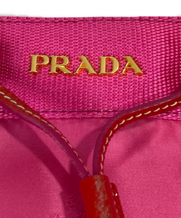 中古・古着通販】PRADA (プラダ) トートバッグ ピンク×レッド