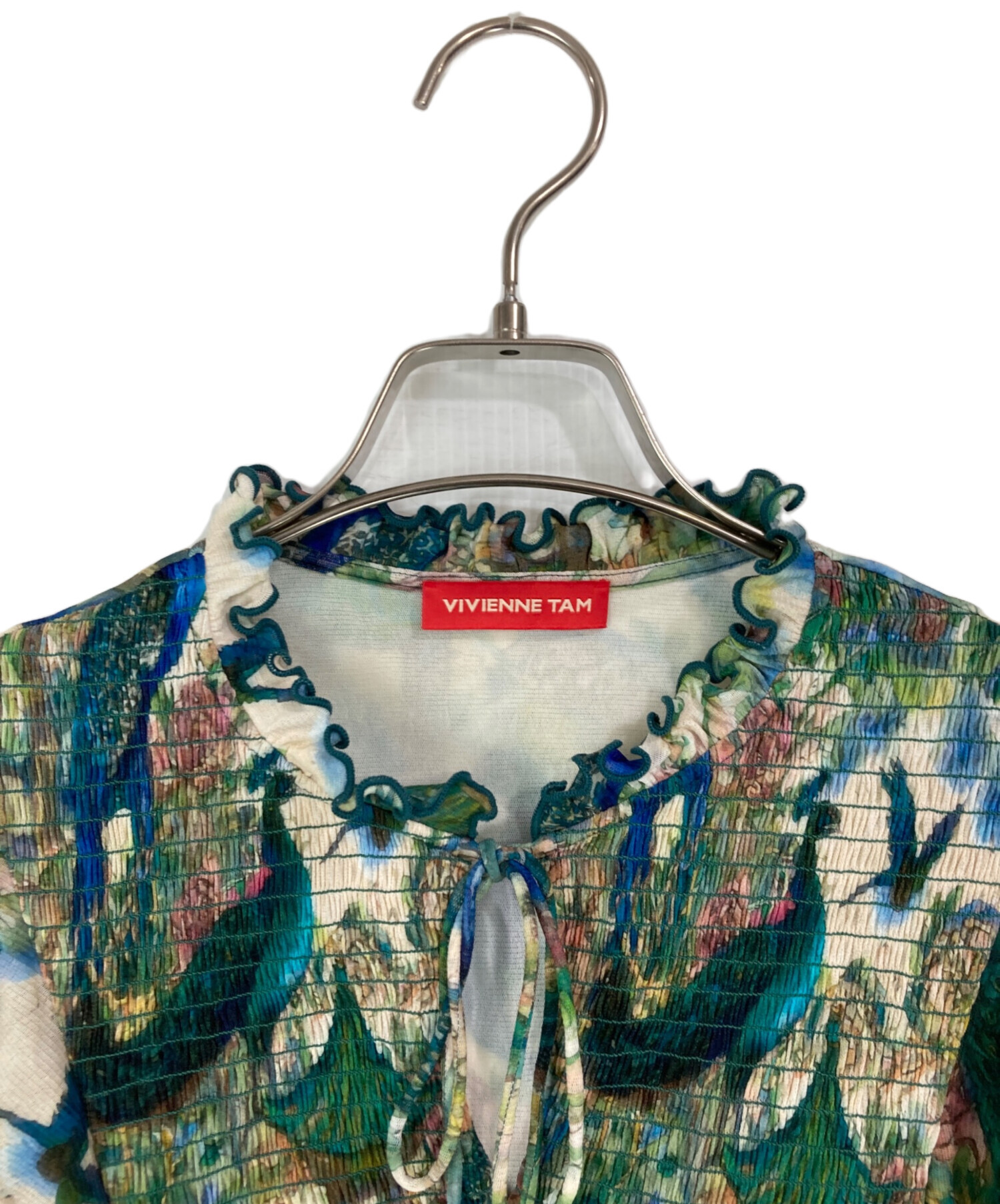 中古・古着通販】VIVIENNE TAM (ヴィヴィアンタム) 孔雀柄パワーネット