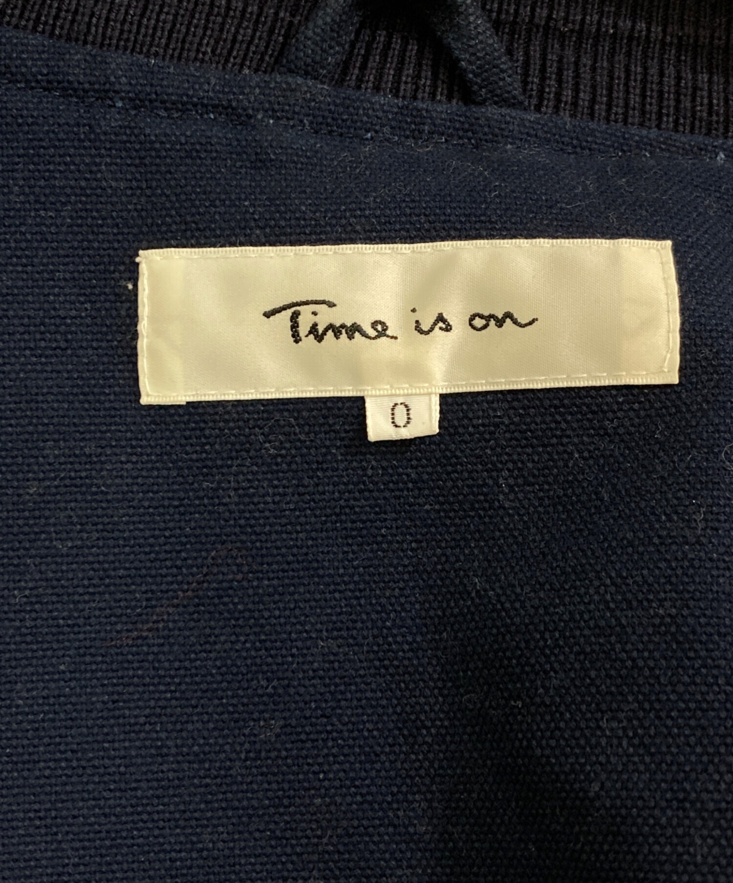 中古・古着通販】Time is on (タイムイズオン) COTTON DUCK JUMPER