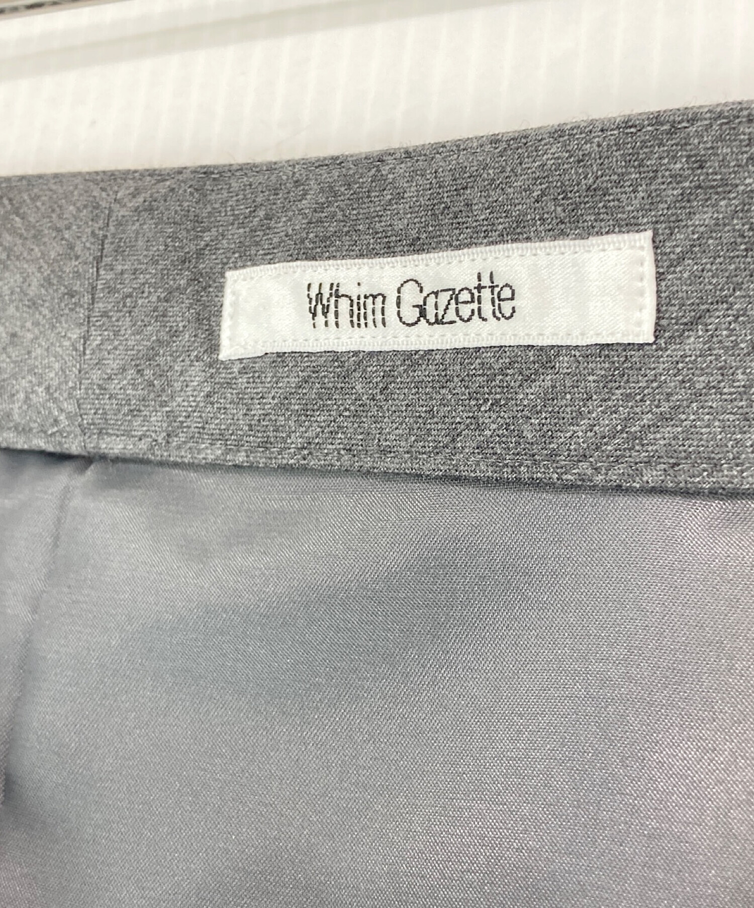 中古・古着通販】Whim Gazette (ウィムガゼット) ウールギャバミニ