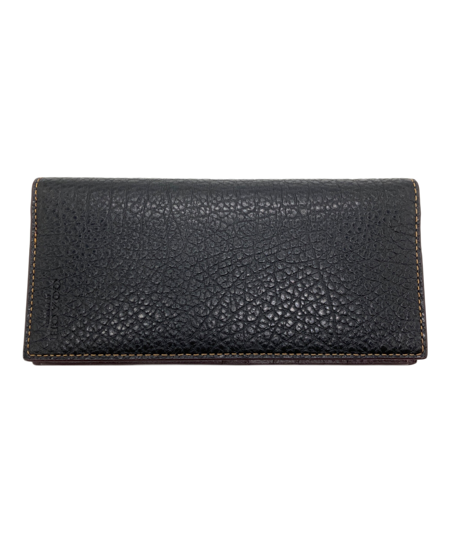 COACH ブラック 長財布 新品・未使用 中古・古着通販】COACH (コーチ) 長財布 ブラック｜ブランド・古着通販