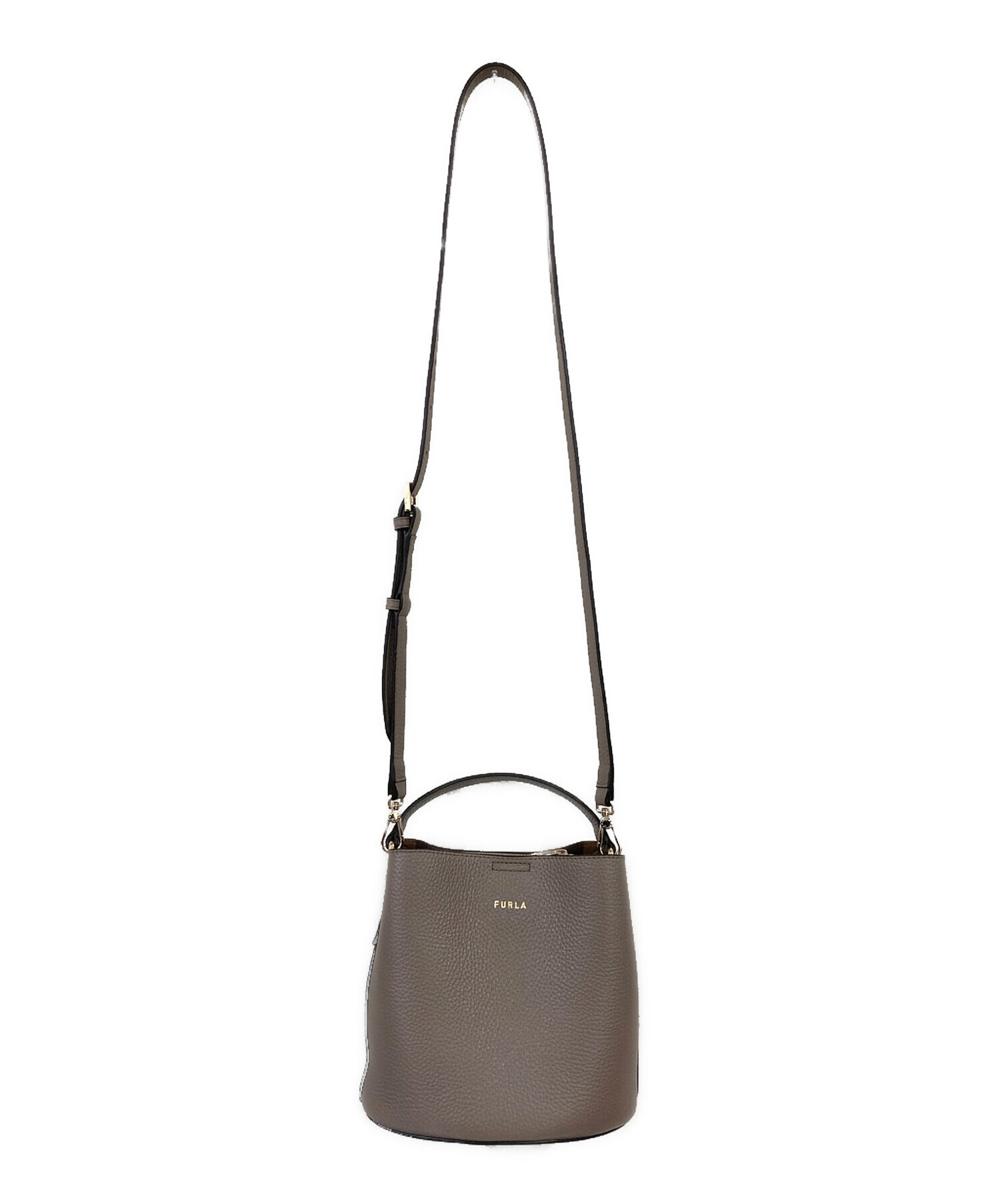 中古・古着通販】FURLA (フルラ) Danae バケットバッグ S ブラウン