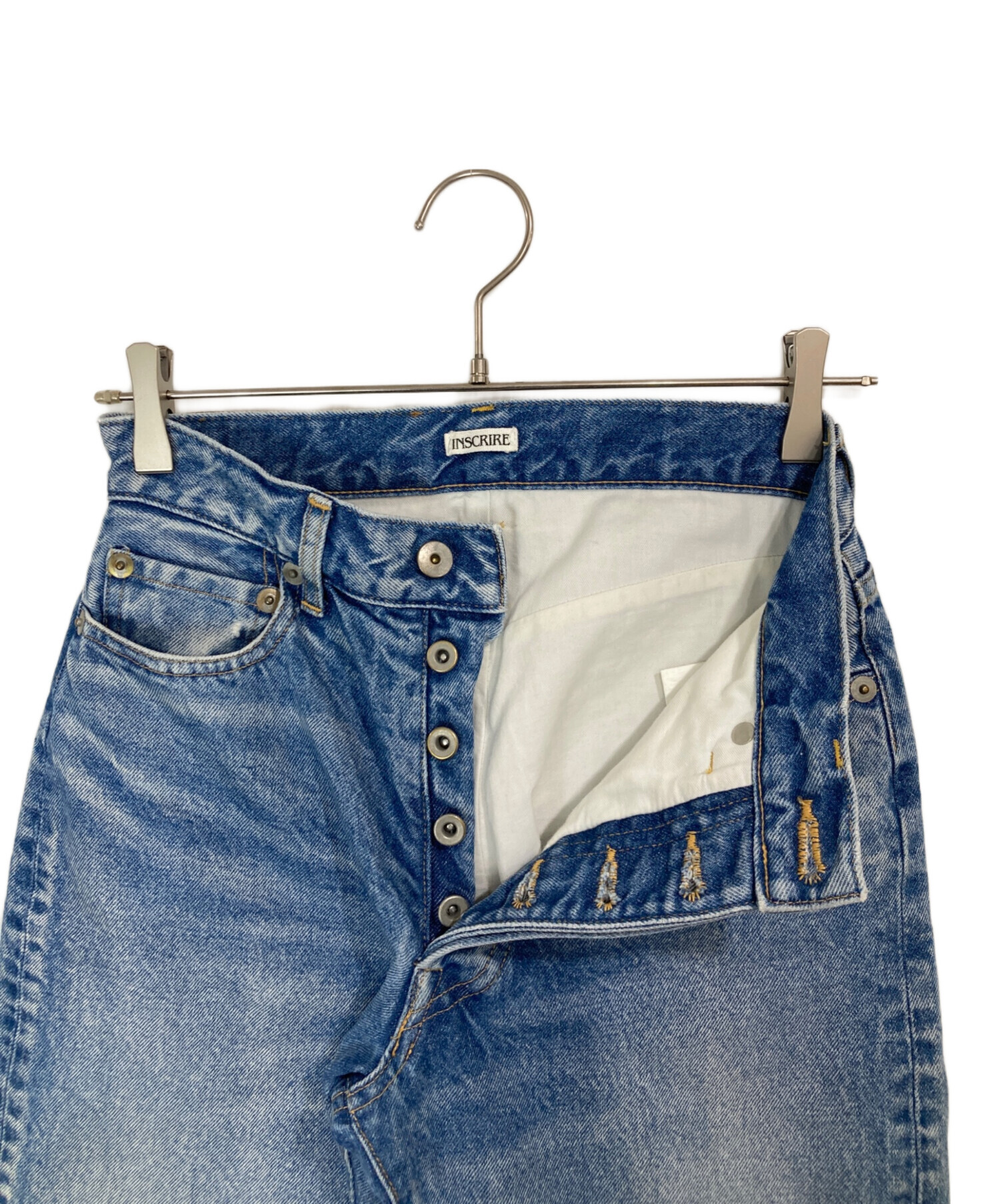 中古・古着通販】INSCRIRE (アンスクリア) Straight Layered Denim 