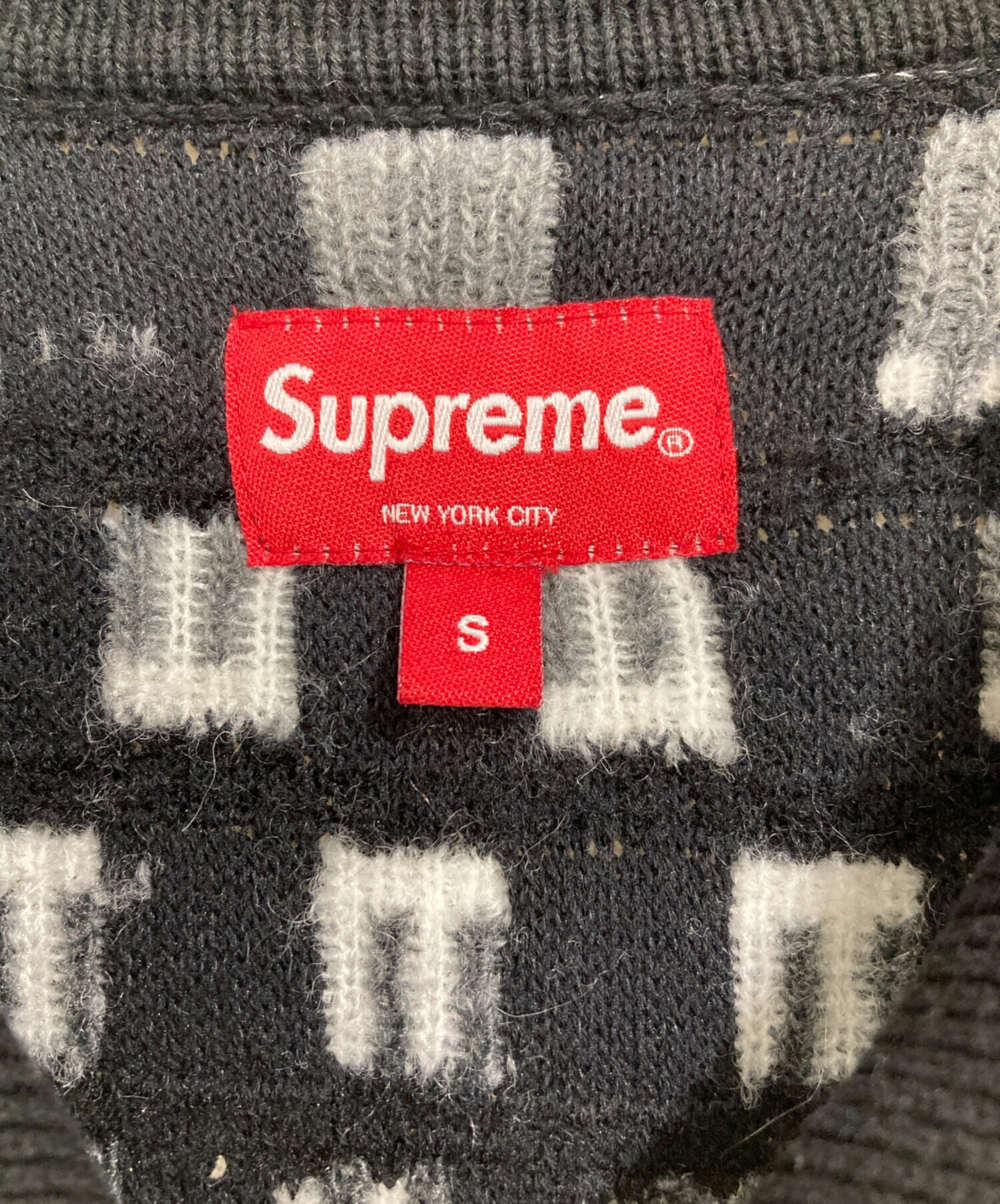 中古・古着通販】Supreme (シュプリーム) Gradient Grid Zip Up Polo