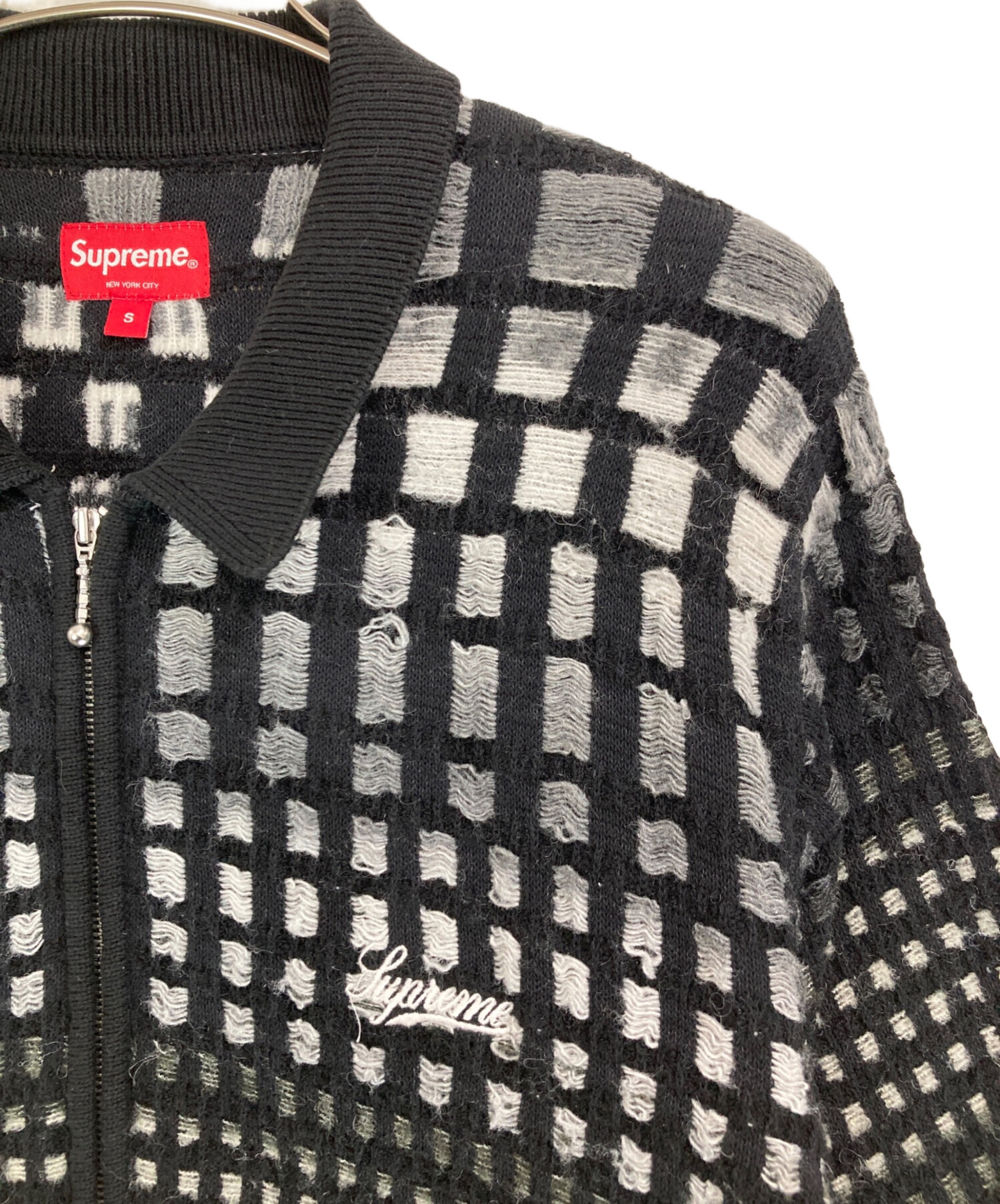 中古・古着通販】Supreme (シュプリーム) Gradient Grid Zip Up Polo