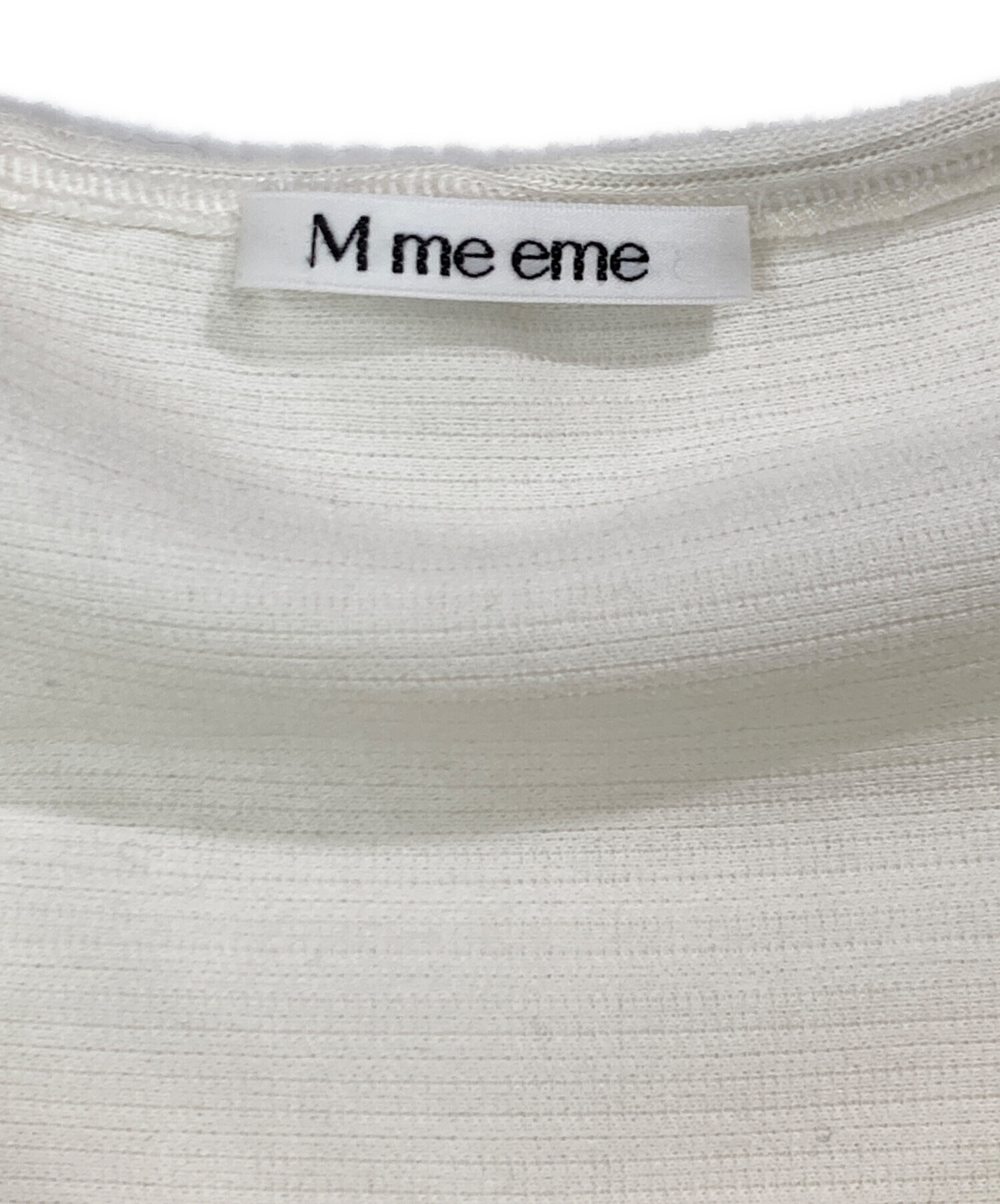 中古・古着通販】ME me eme (エム ミー エメ) Cross tulle flare mini