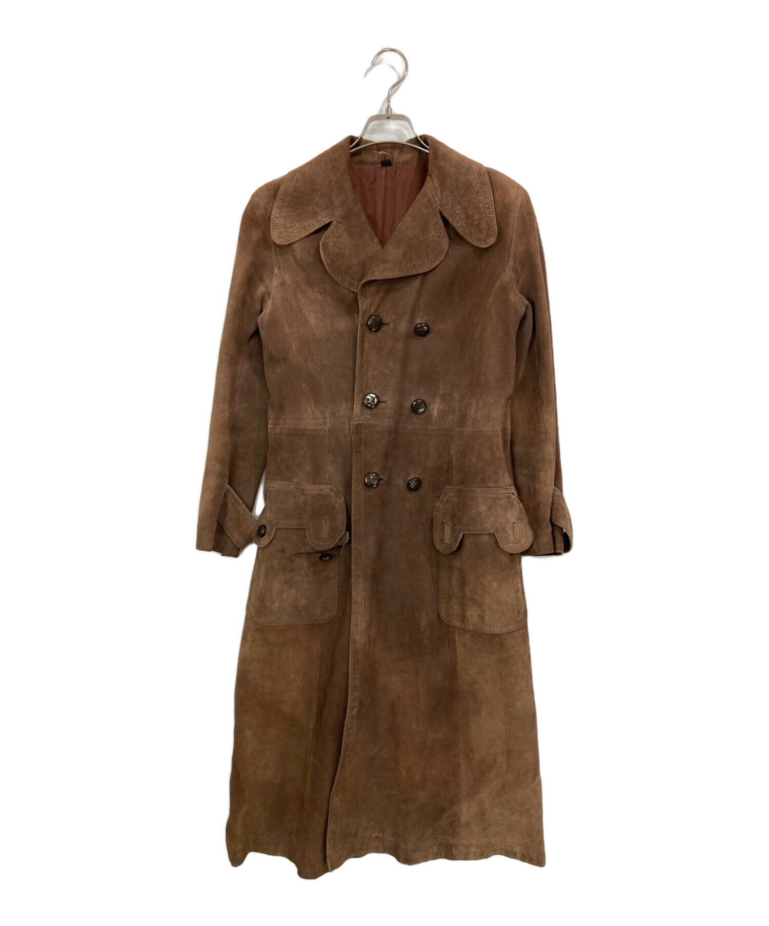 pierre cardin ピエール・カルダン トレンチコート ベルト付 中古・古着通販】pierre cardin (ピエール・カルダン) レザートレンチ