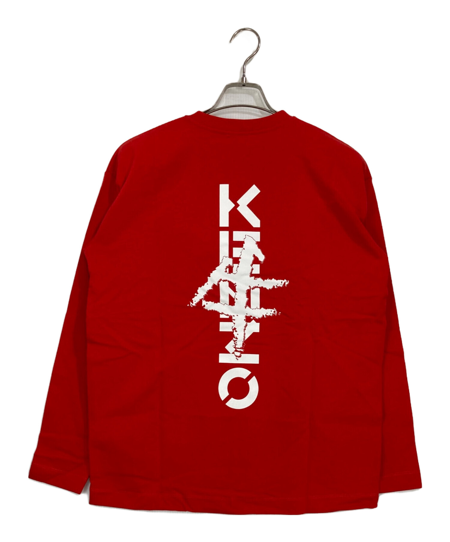 KENZO ケンゾー Tシャツ・カットソー M 赤 【古着】【中古】【送料無料】 中古・古着通販】KENZO (ケンゾー) ロングスリーブTシャツ レッド