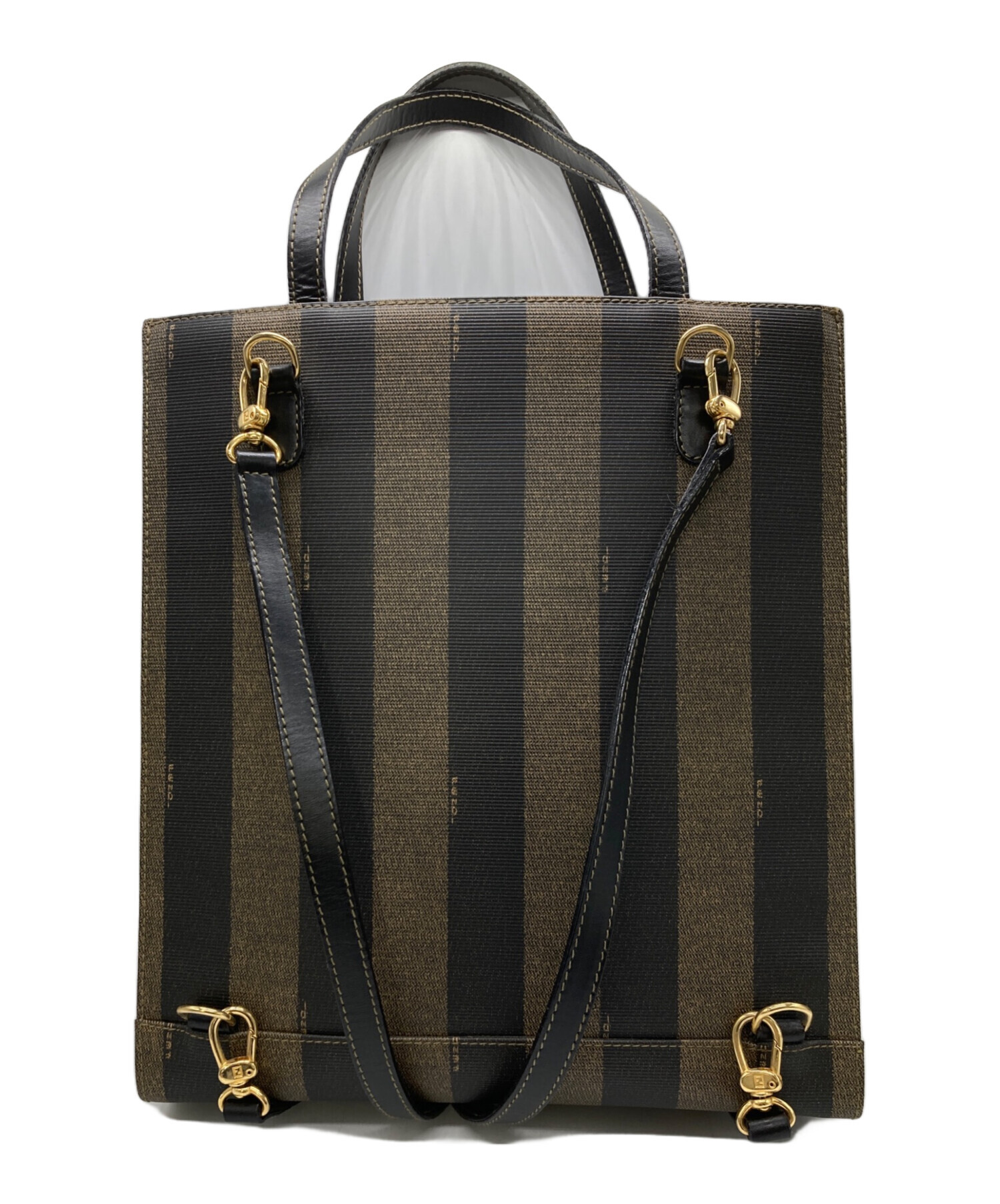 中古・古着通販】FENDI (フェンディ) 2WAYリュック ブラウン｜ブランド 