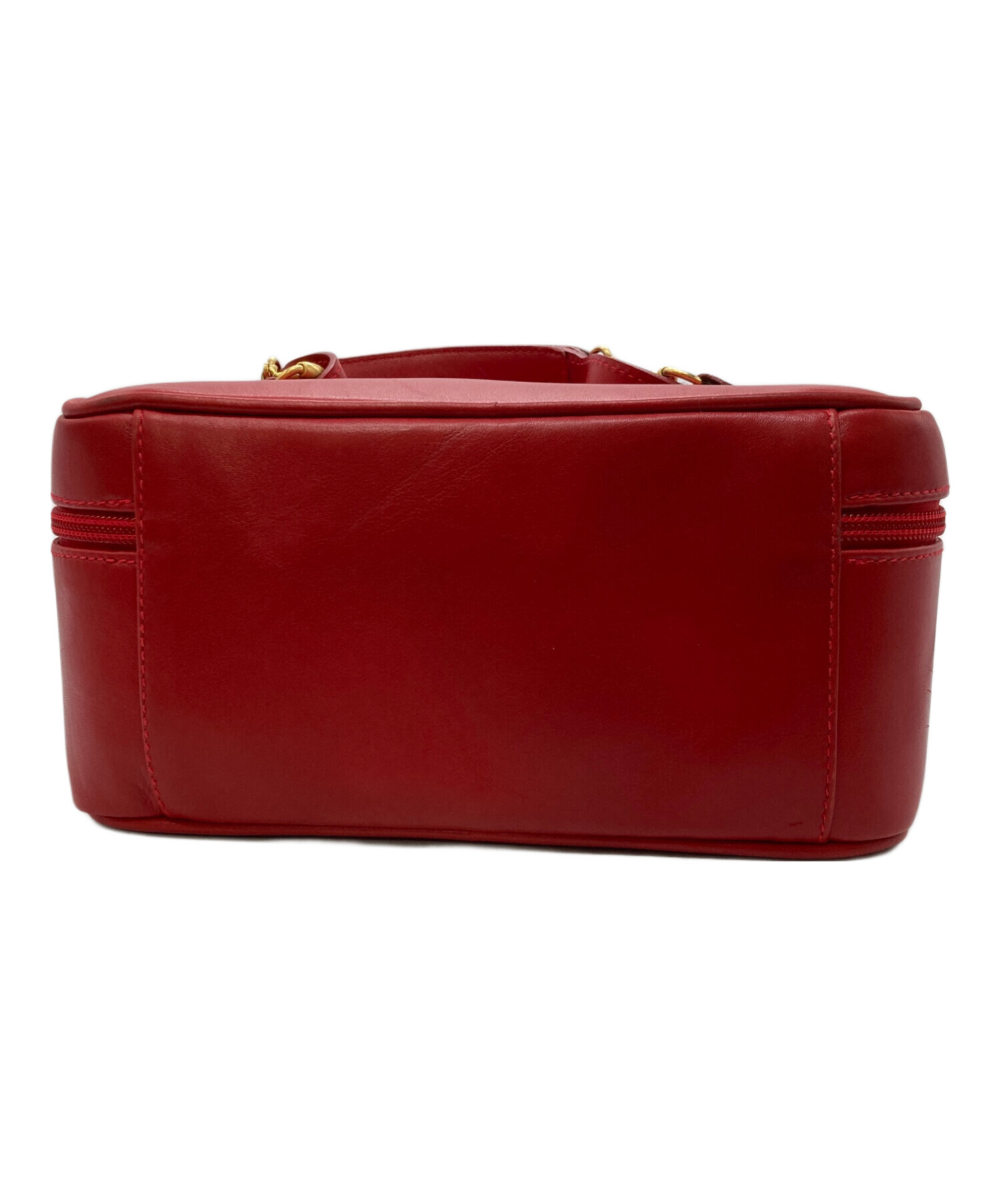 正規店購入 GUCCI バニティ バッグ ホースビット 中古・古着通販】GUCCI (グッチ) ホースビットバニティバッグ レッド