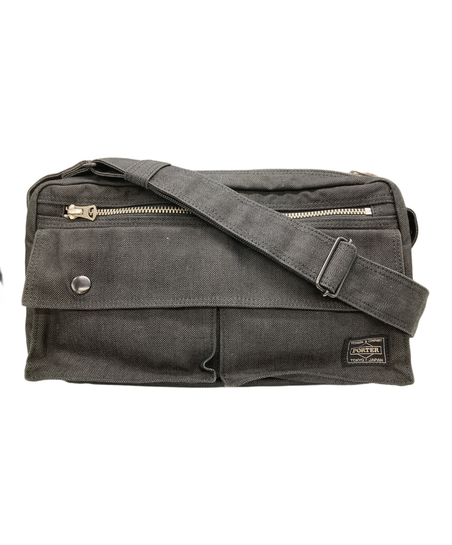 中古・古着通販】PORTER (ポーター) ショルダーバッグ グレー