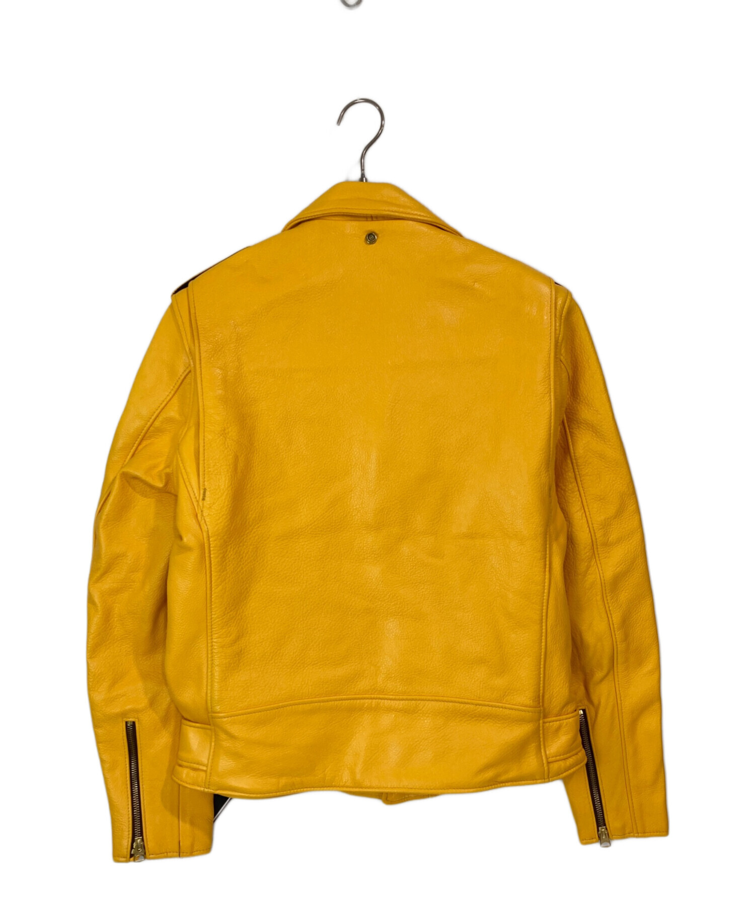 Schott イエローヌバックジャケット 42 中古・古着通販】Schott (ショット) カラードワンスターダブル
