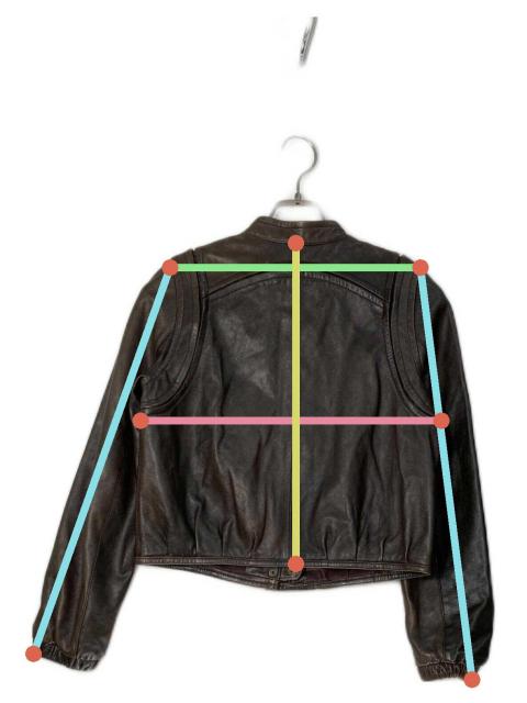美品❣️Chloé スタッズ付きブラウンレザージャケット 中古・古着通販】SEE BY CHLOE (シーバイクロエ) レザージャケット