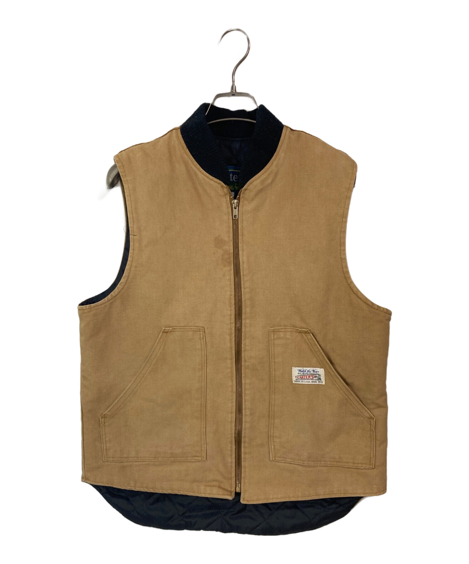 n■超レア■Carter's_カーターズ_ベストリバーシブル__M_中古 中古・古着通販】Carter's (カーターズ) ダック地ワークベスト