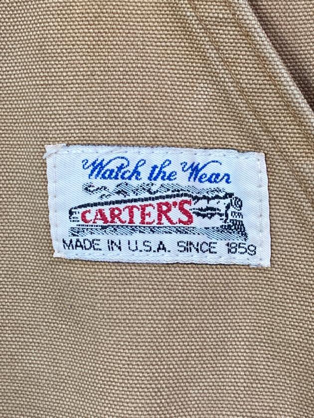 1970s〜90s CARTER'S カーターズ 列車タグ ヴィンテージバナー 中古・古着通販】Carter's (カーターズ) ダック地ワークベスト
