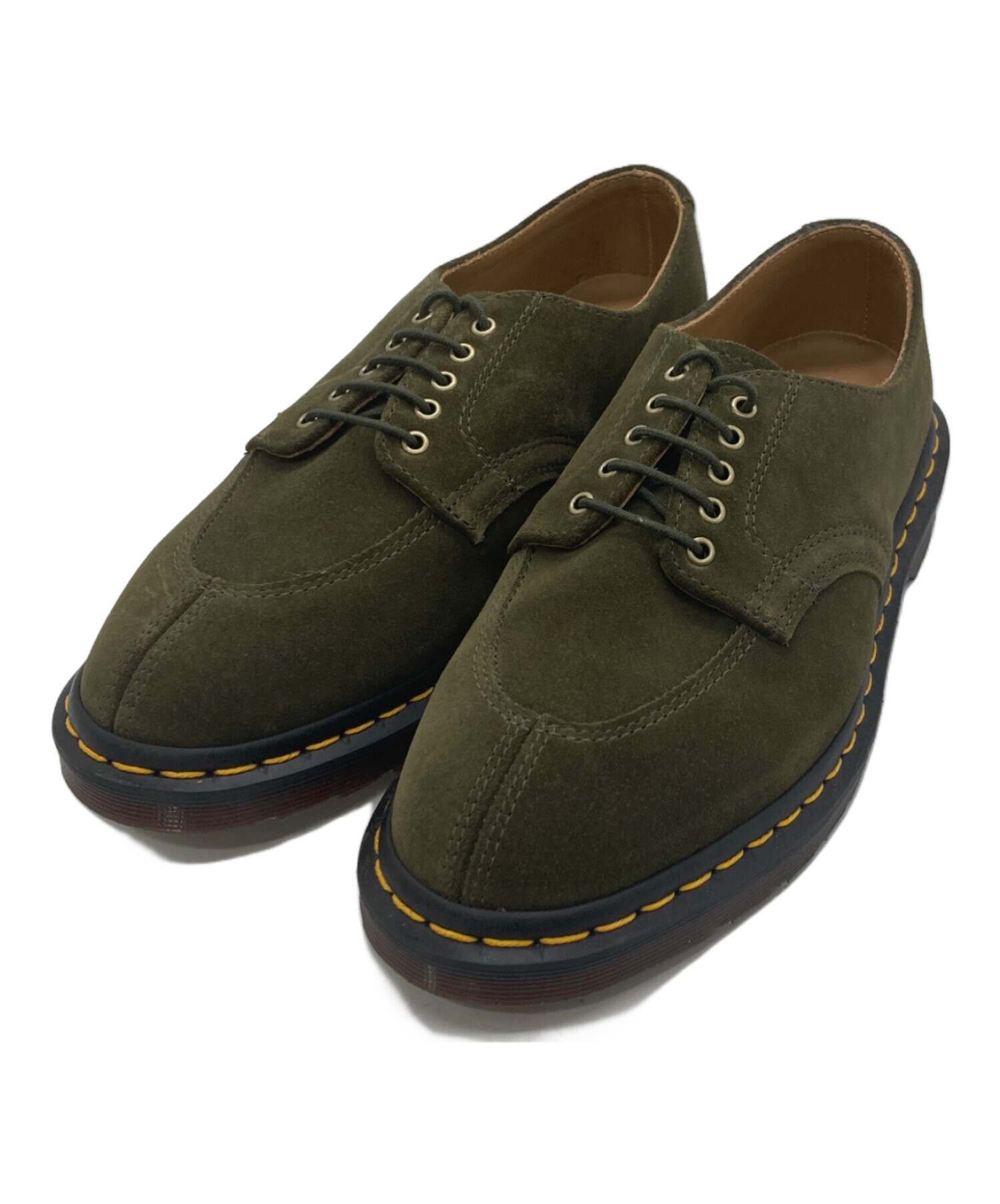 ドクターマーチン 6ホール オリーブ 中古・古着通販】Dr.Martens (ドクターマーチン) シューズ オリーブ