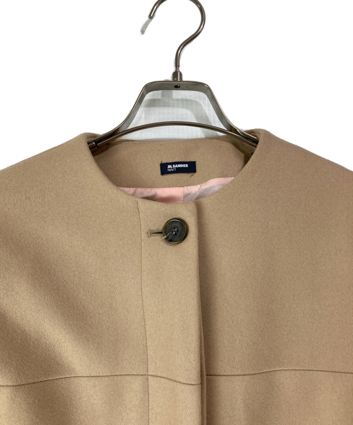 中古・古着通販】JIL SANDER NAVY (ジルサンダー ネイビー) ノーカラー