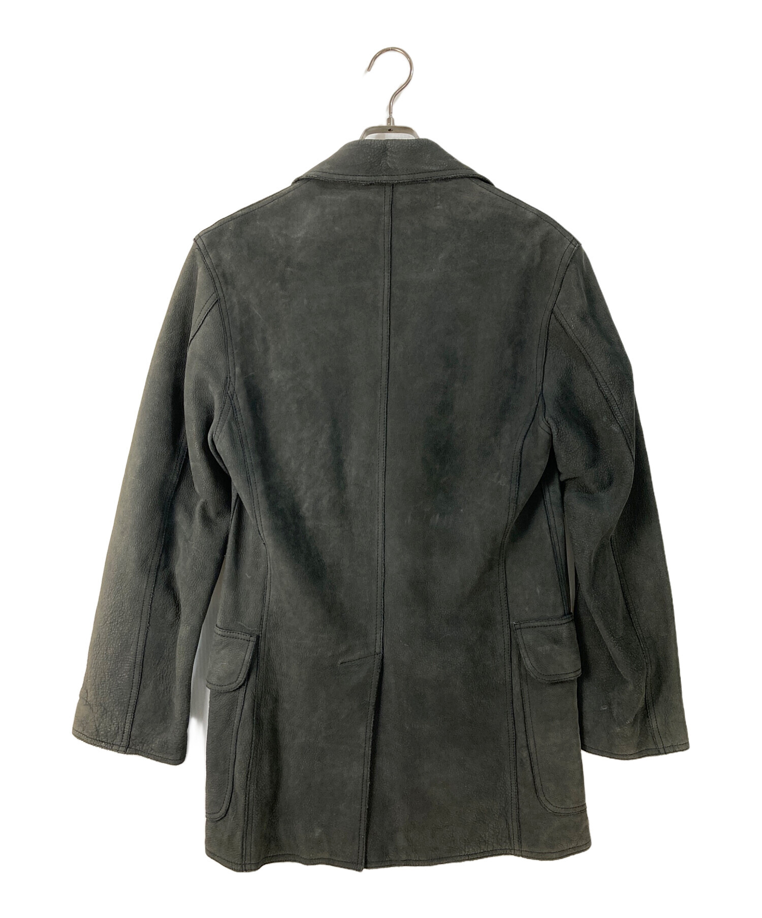 中古・古着通販】DKNY (ダナキャランニューヨーク) レザーPコート 