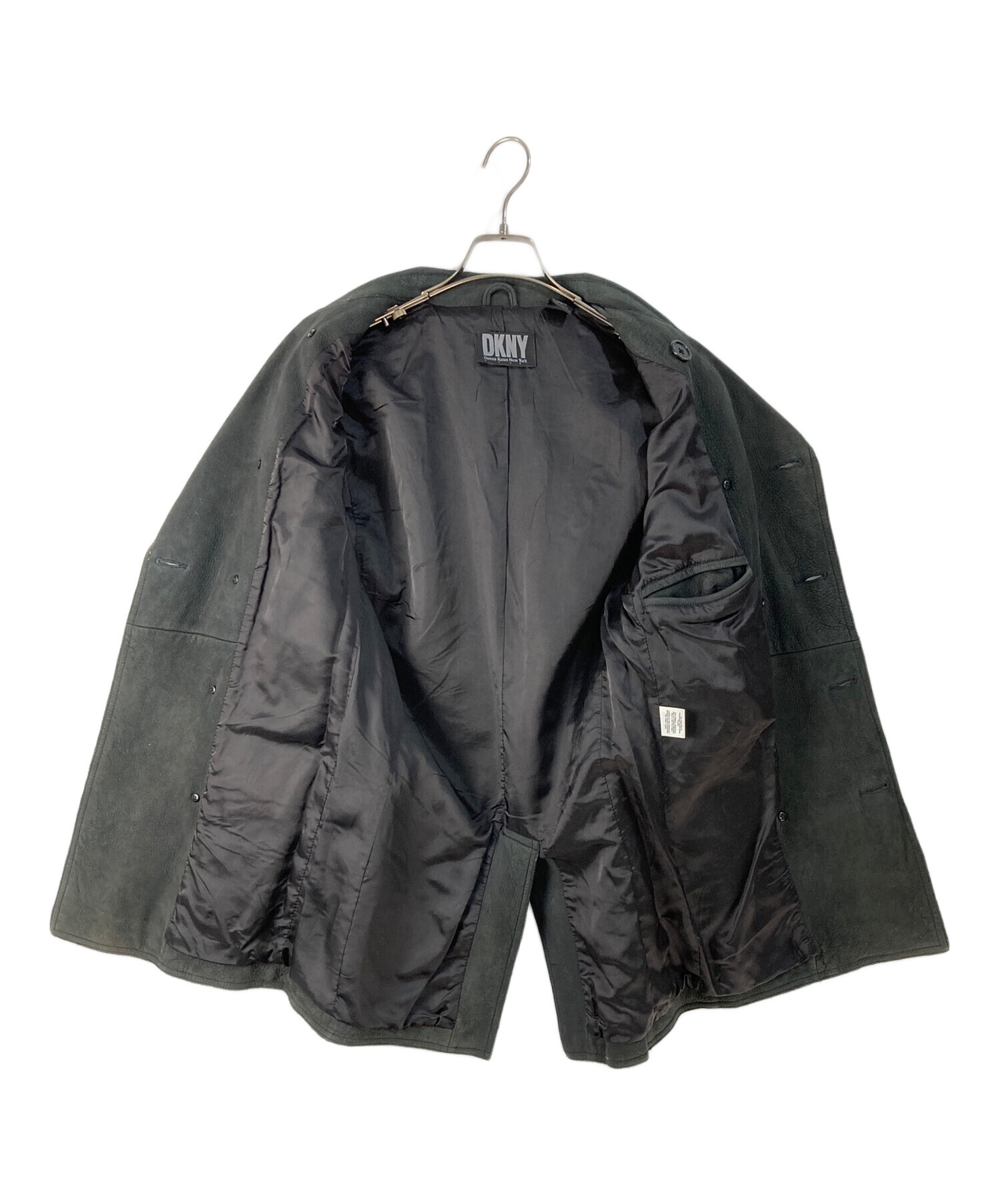 中古・古着通販】DKNY (ダナキャランニューヨーク) レザーPコート 