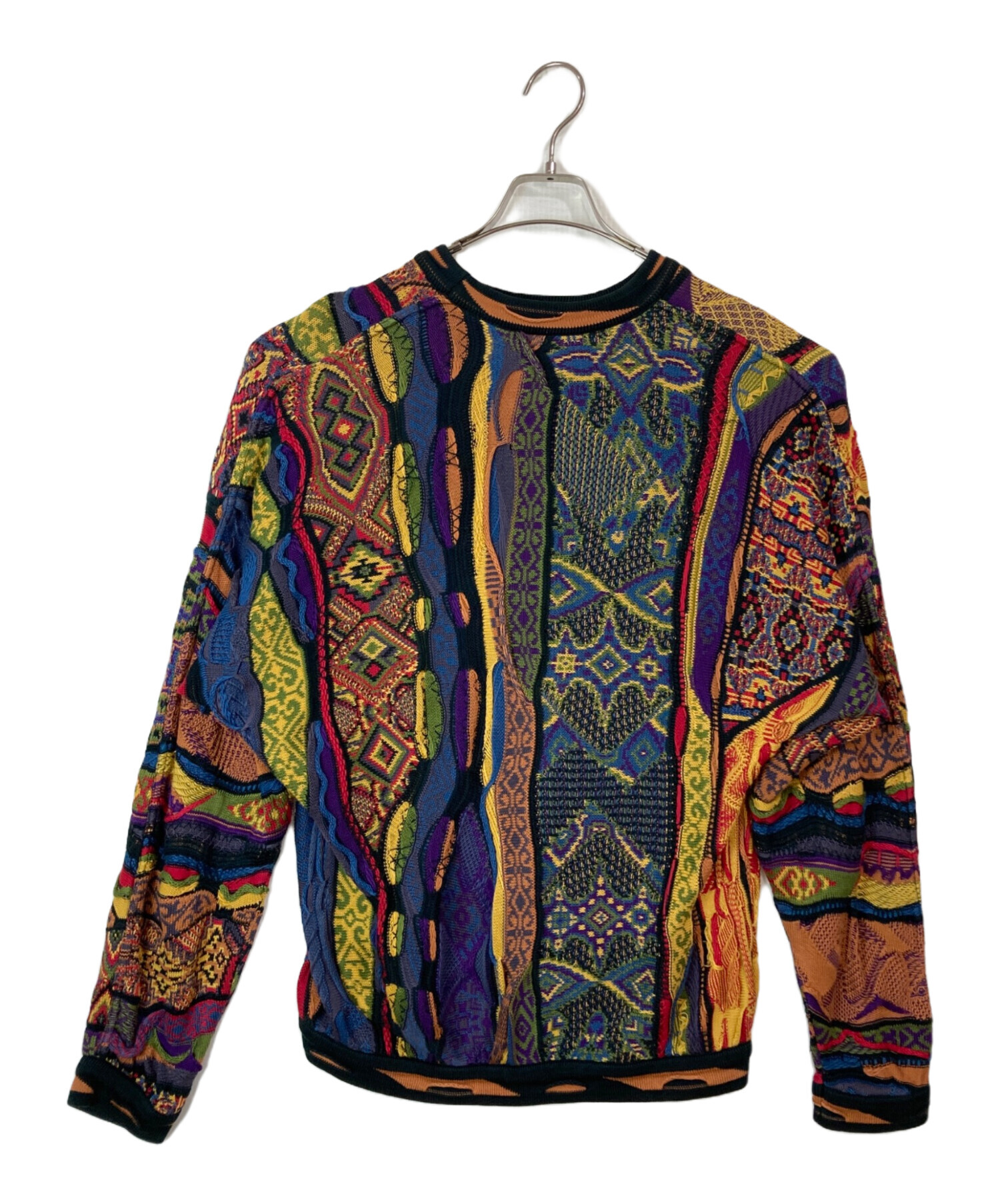 中古・古着通販】Coogi (クージー) 3Dニット オレンジ サイズ:S