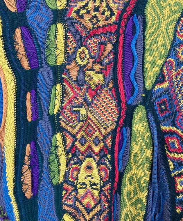 中古・古着通販】Coogi (クージー) 3Dニット オレンジ サイズ:S